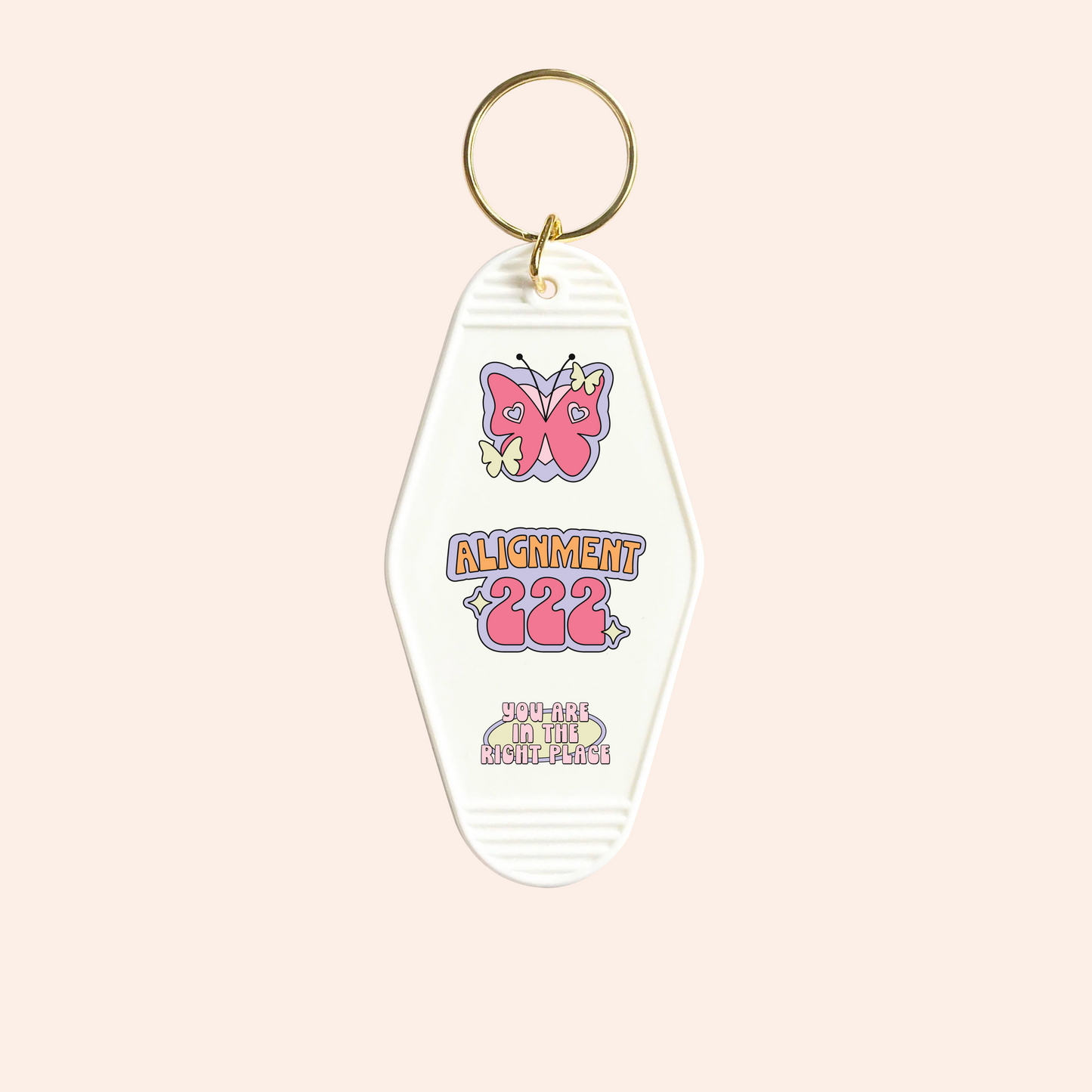 Alignment 222 UV-DTF Keychain