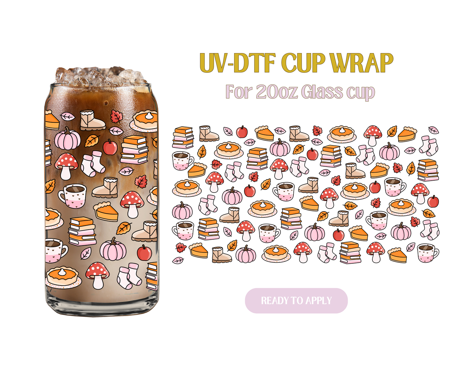 Autumn 20oz UV-DTF Wrap