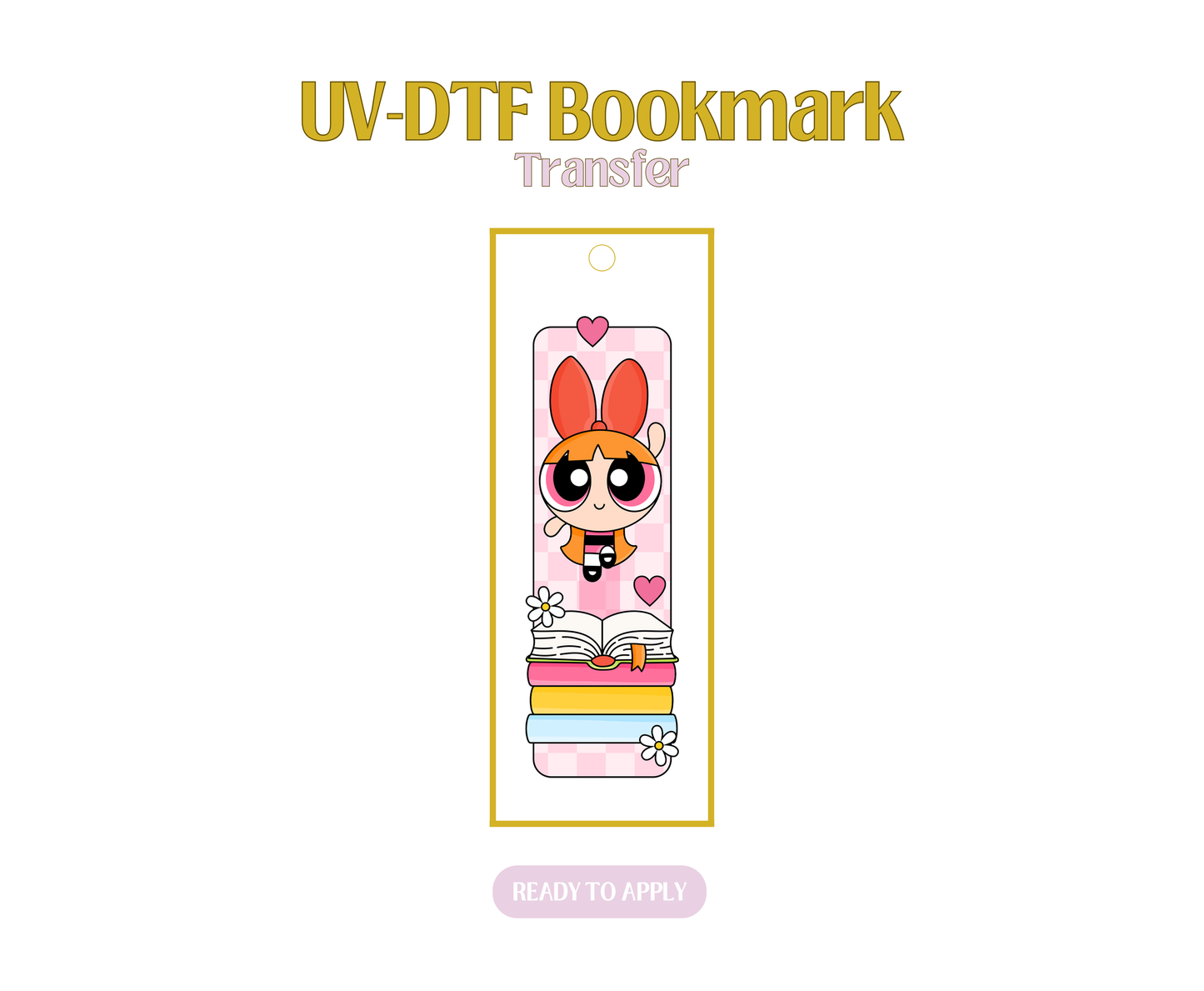 Bookish Puff 1 UV-DTF Bookmark