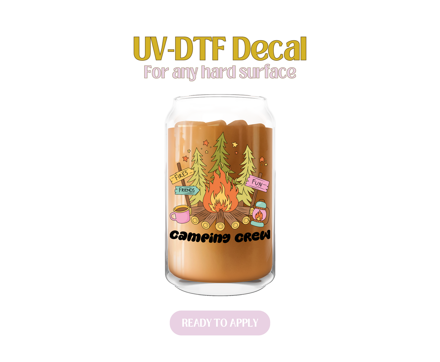 Camping Crew UV-DTF Decal
