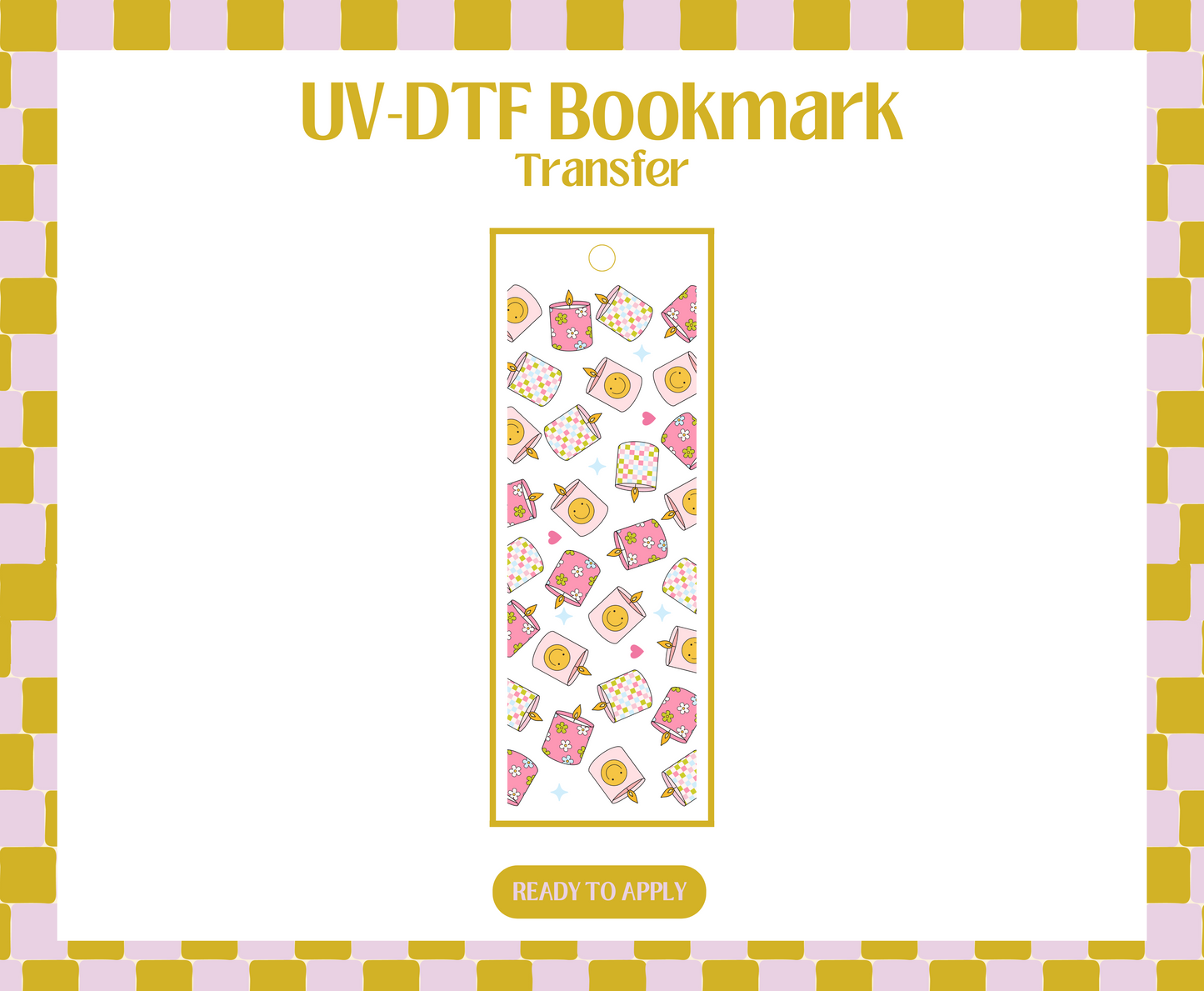 Candles UV-DTF Bookmark