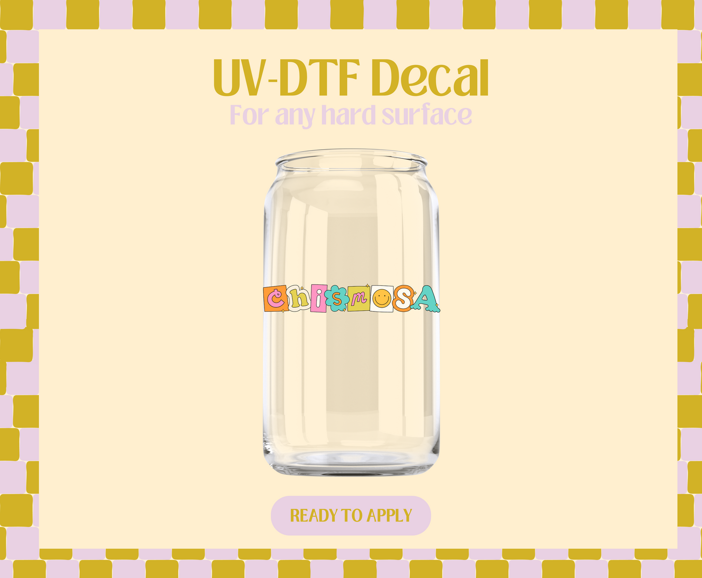 Chismosa UV-DTF Decal