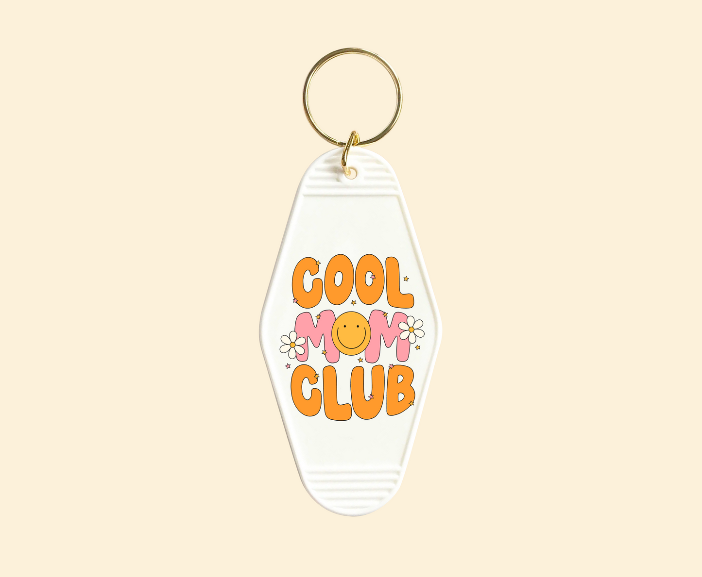 Cool Mom Club UV-DTF Keychain