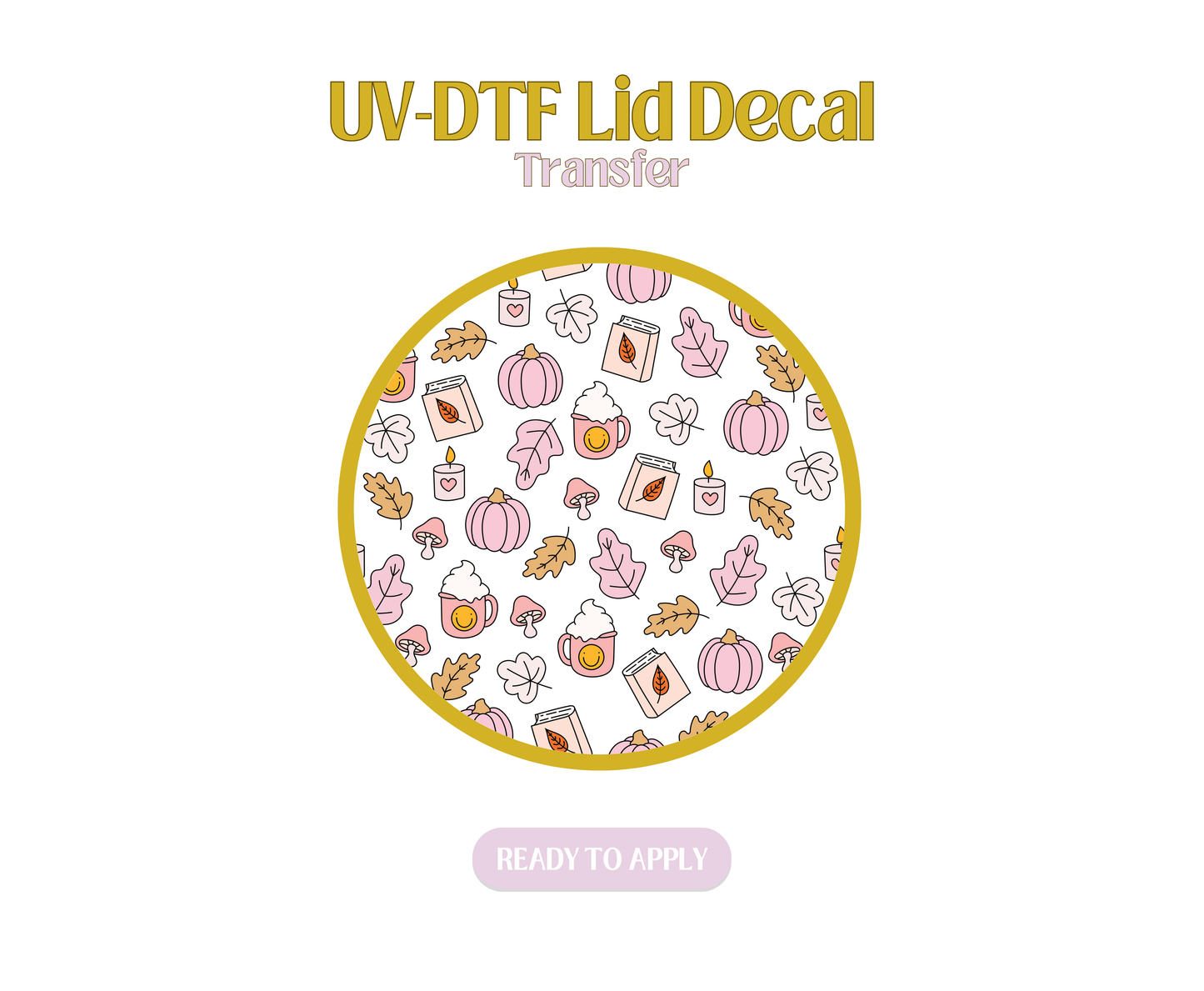 Cozy Things UV-DTF Lid Decal