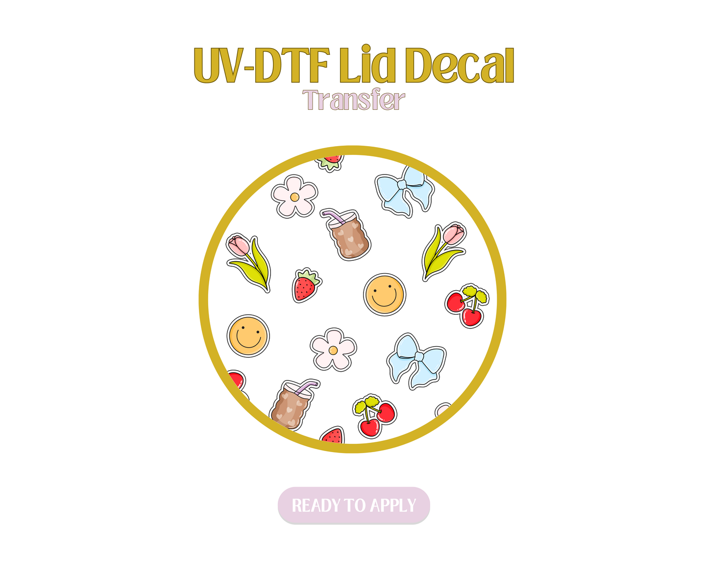 Cutie Stickers UV-DTF Lid Decal