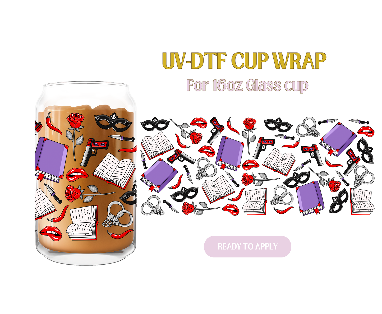 Dark Romance UV-DTF Wrap