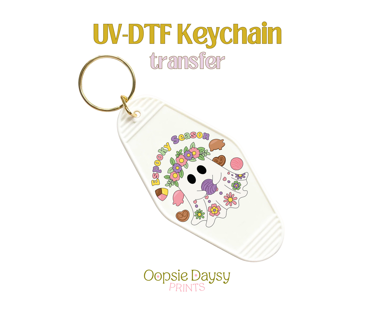 Espooky Season UV-DTF Keychain