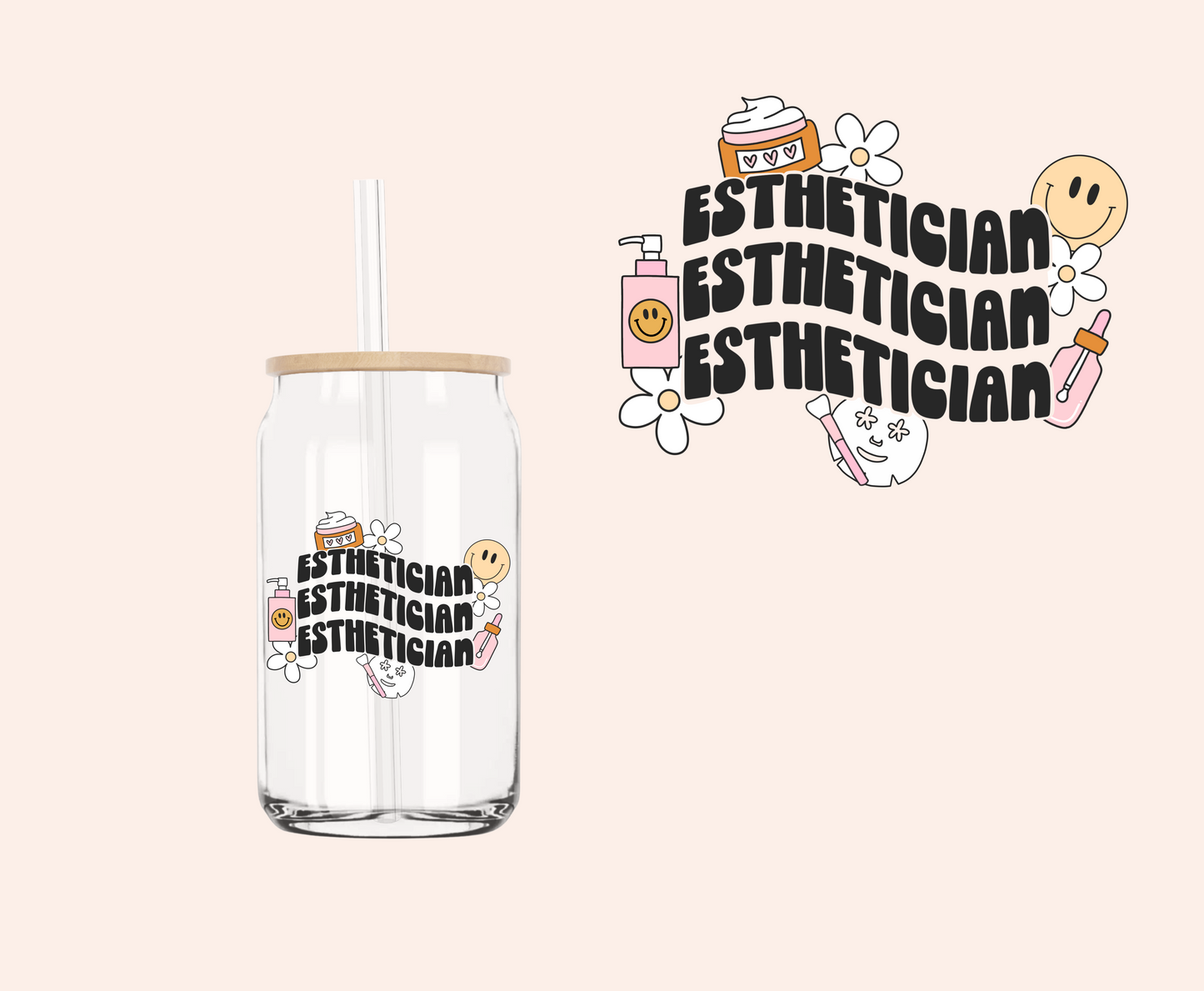Esthetician UV-DTF Decal