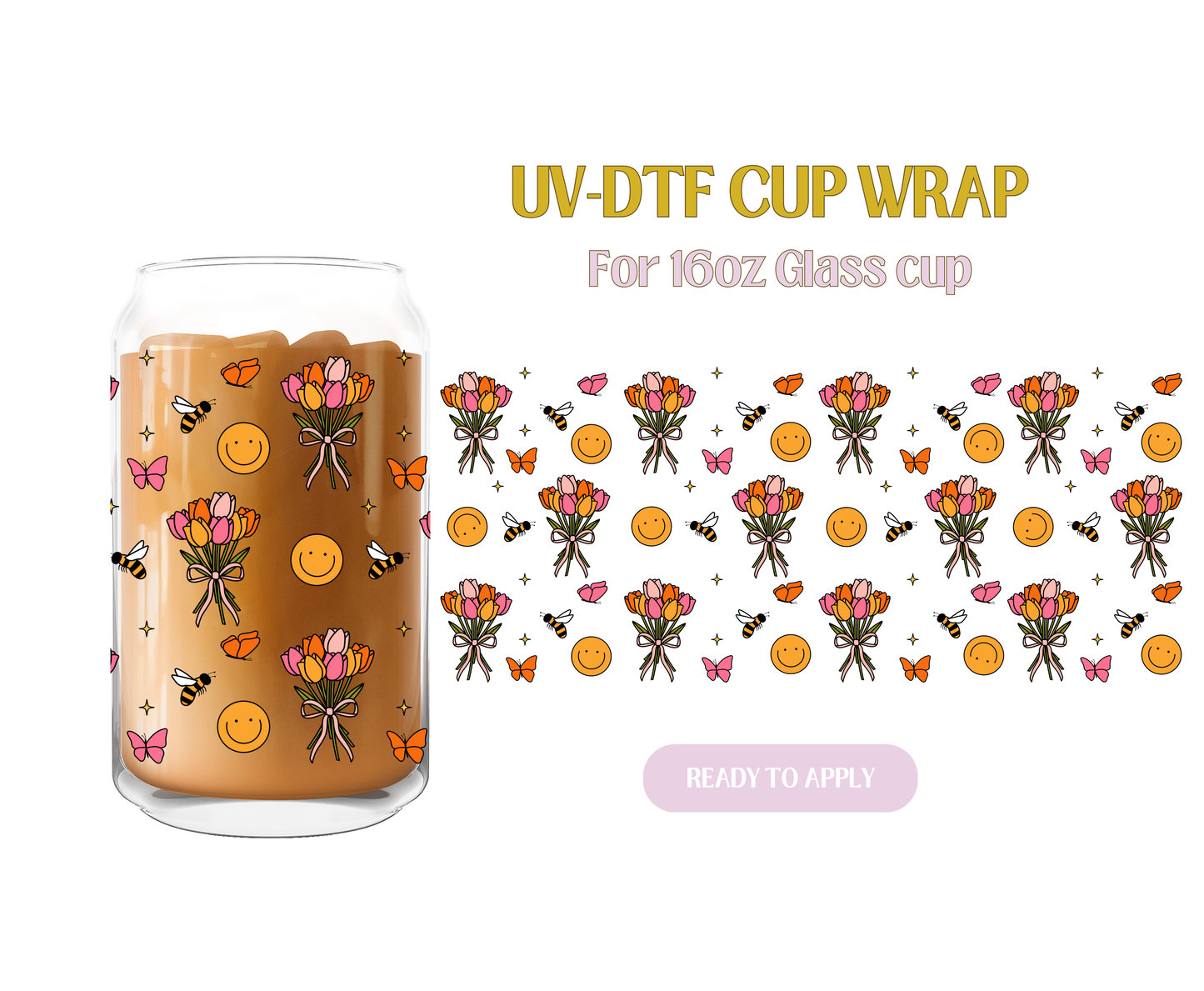 Farmers Market Saturated UV-DTF Wrap