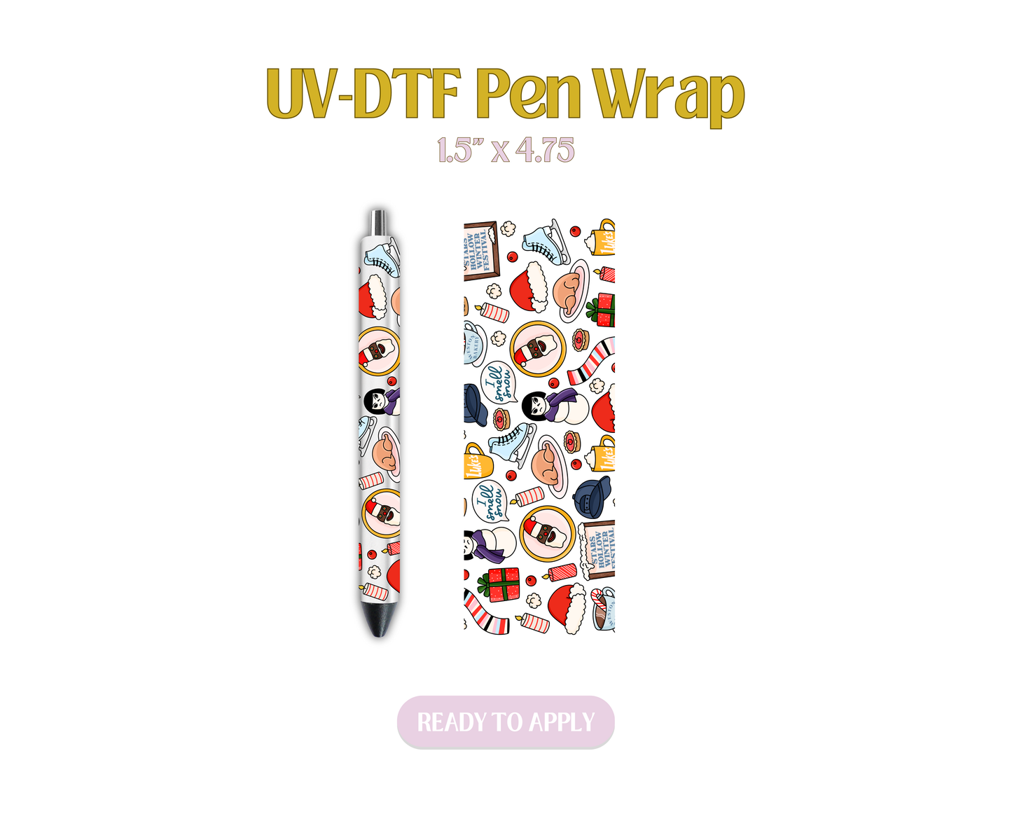 Gilmore Girls Winter UV-DTF Pen Wraps