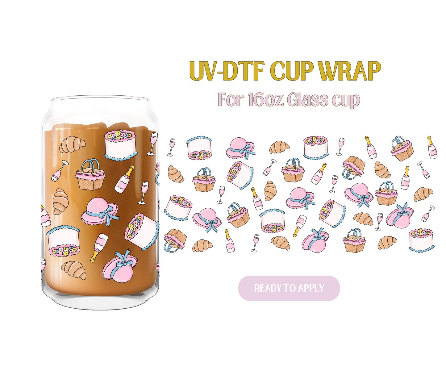 Girlie Picnic UV-DTFWrap