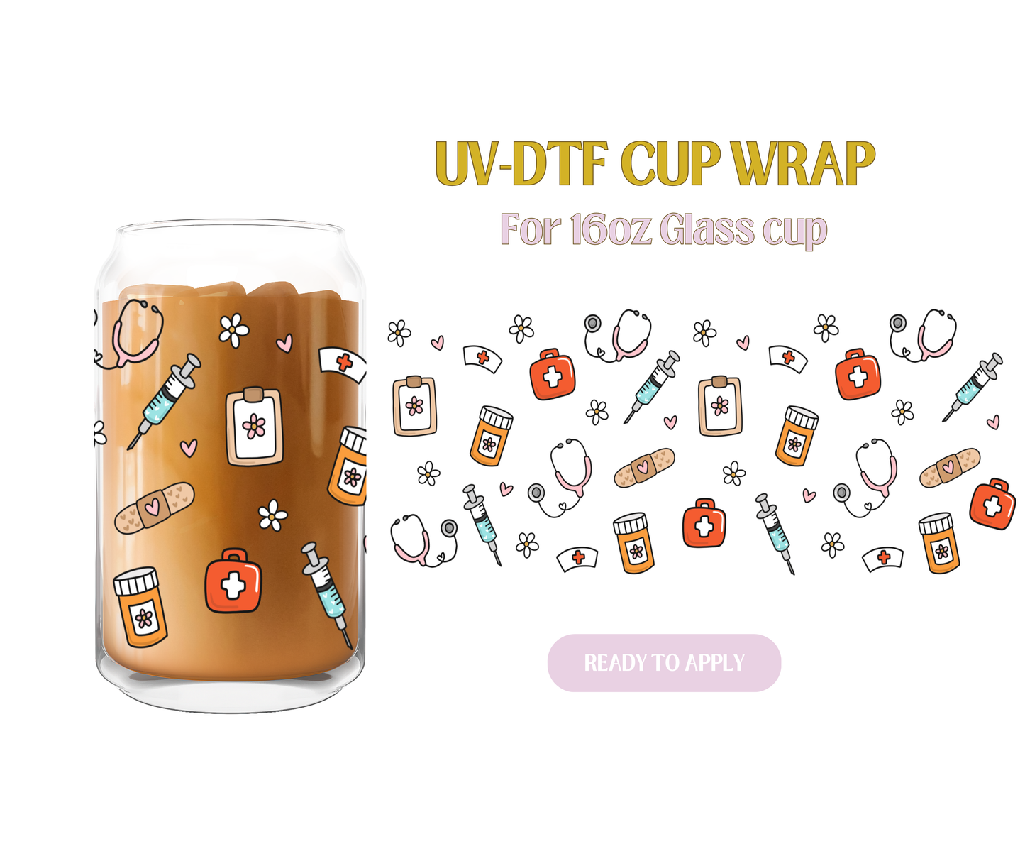Healthcare UV-DTF Cup Wrap