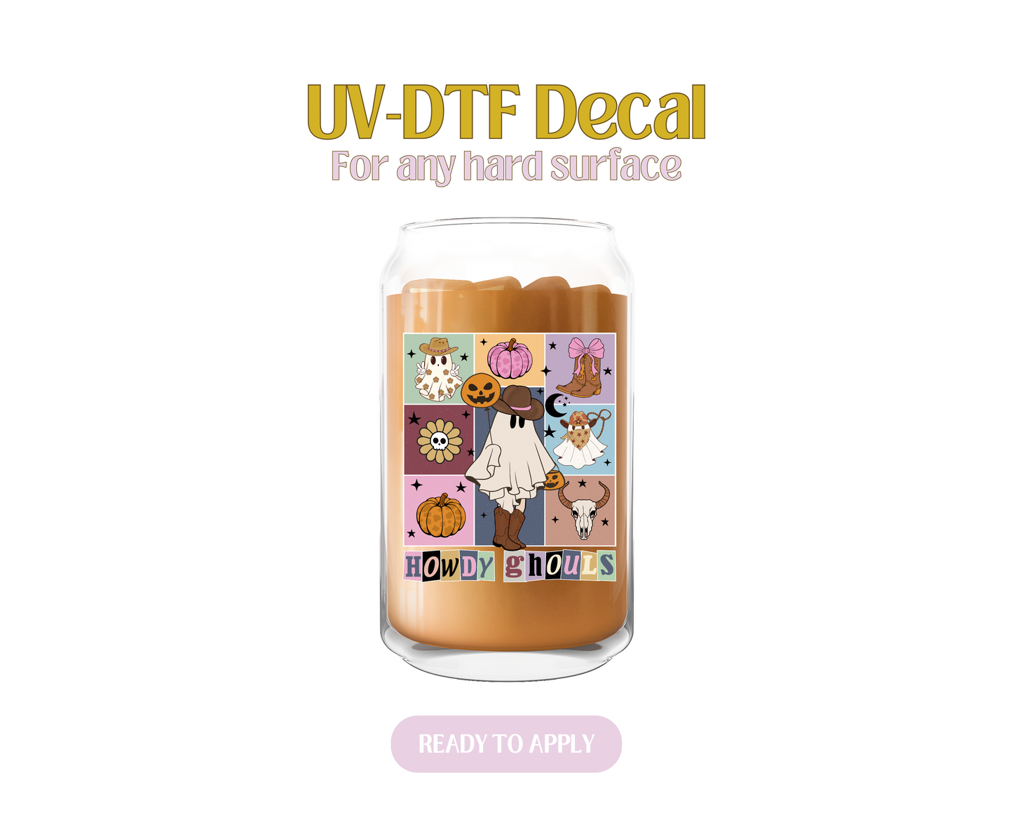 Howdy Ghouls Era UV-DTF Decal