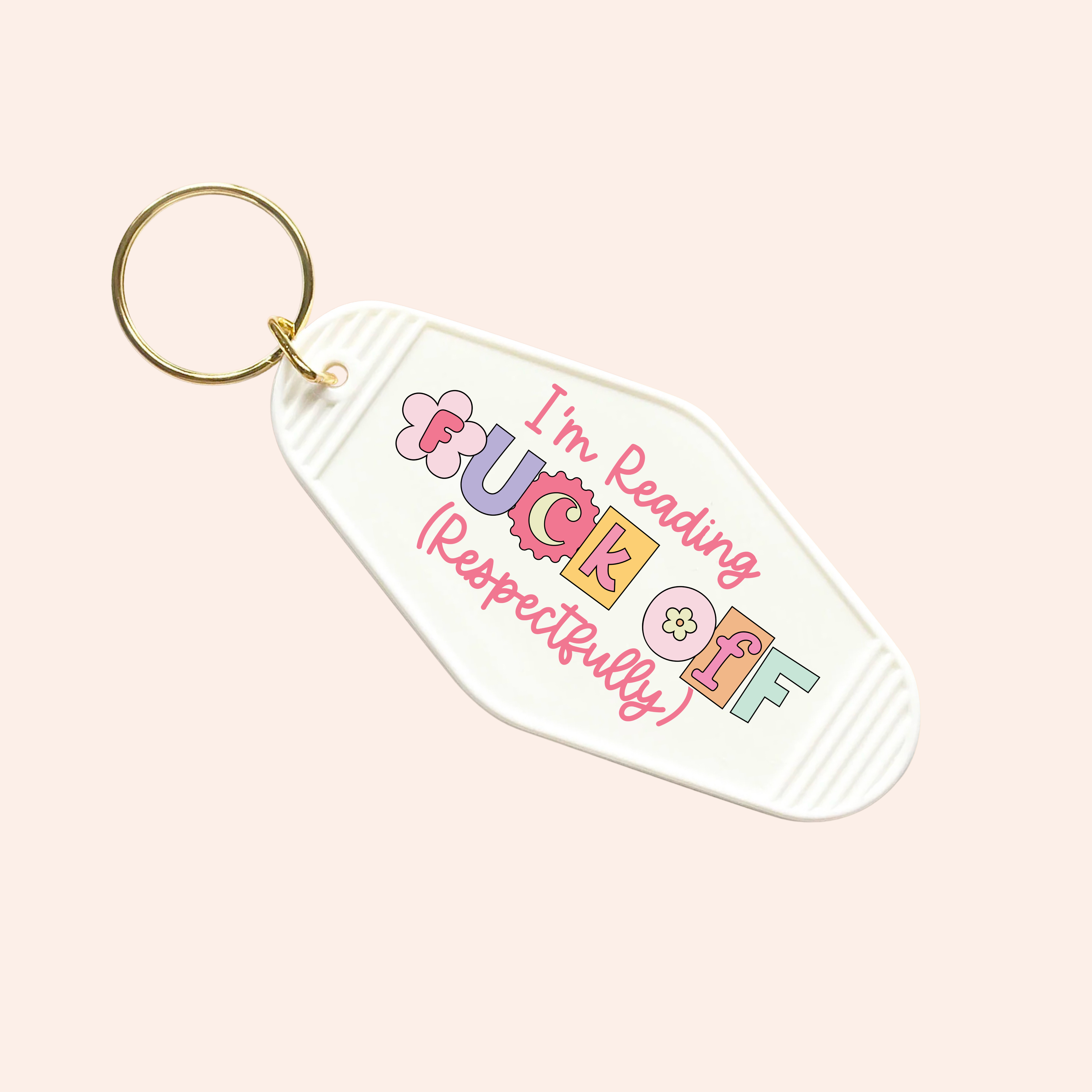 I'm Reading UV-DTF Keychain – Oopsie Daysy Prints