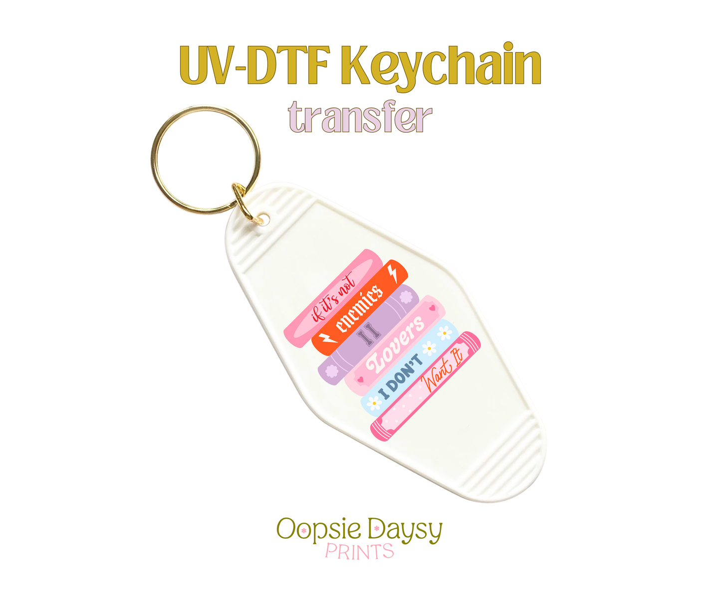 If It's Not Enemies UV-DTF Keychain