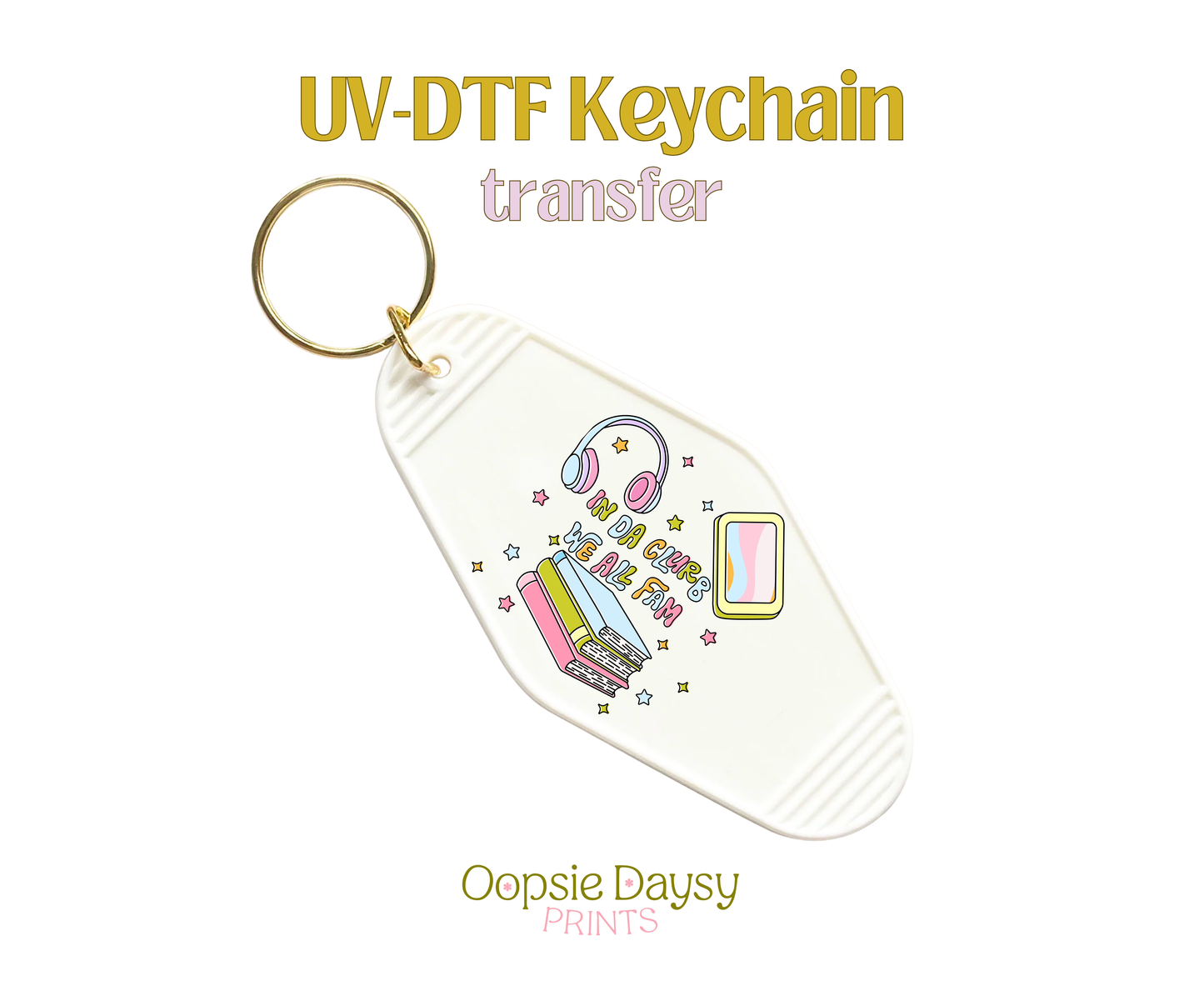 In Da Clurb UV-DTF Keychain
