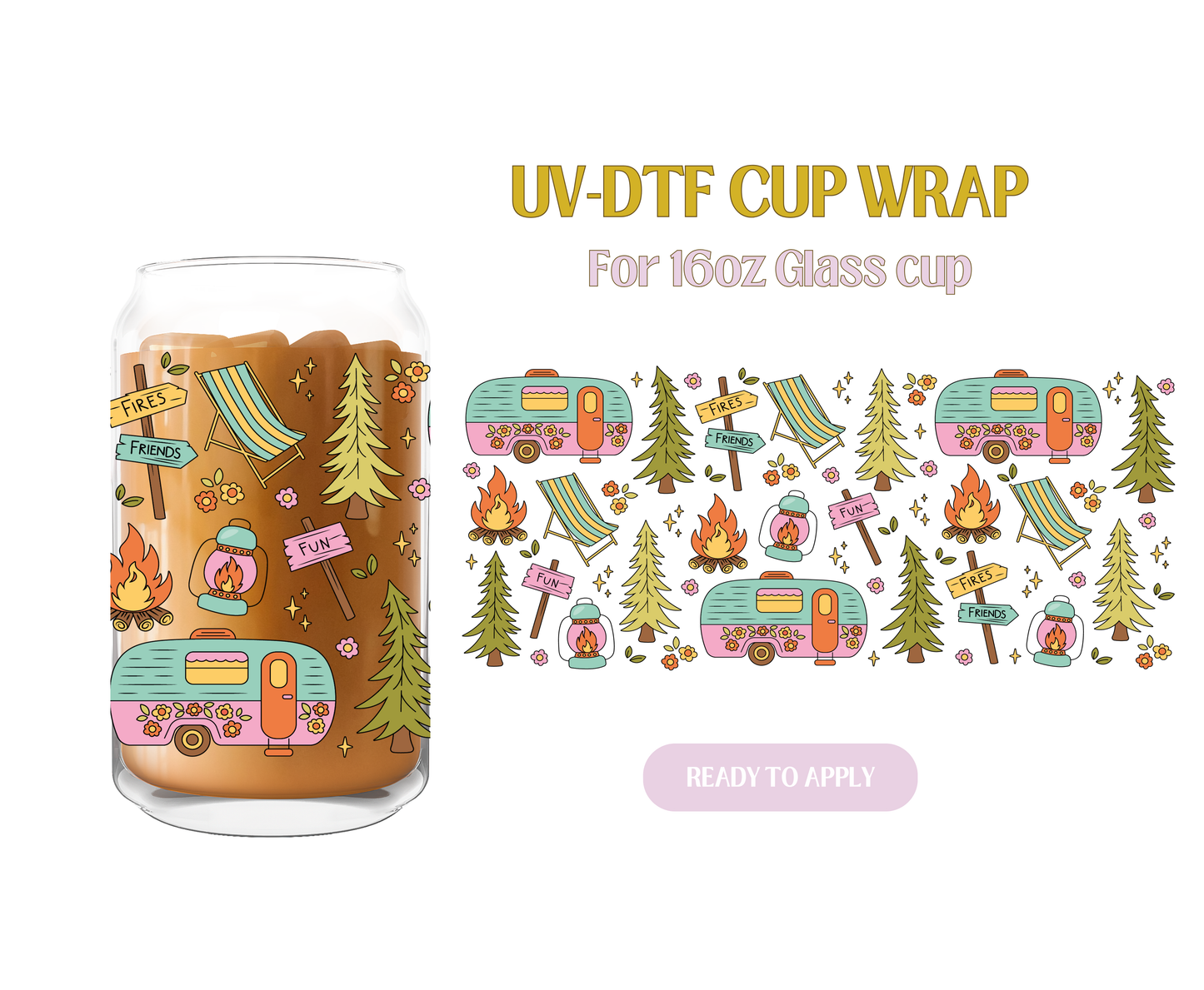 Little Escape UV-DTF Wrap