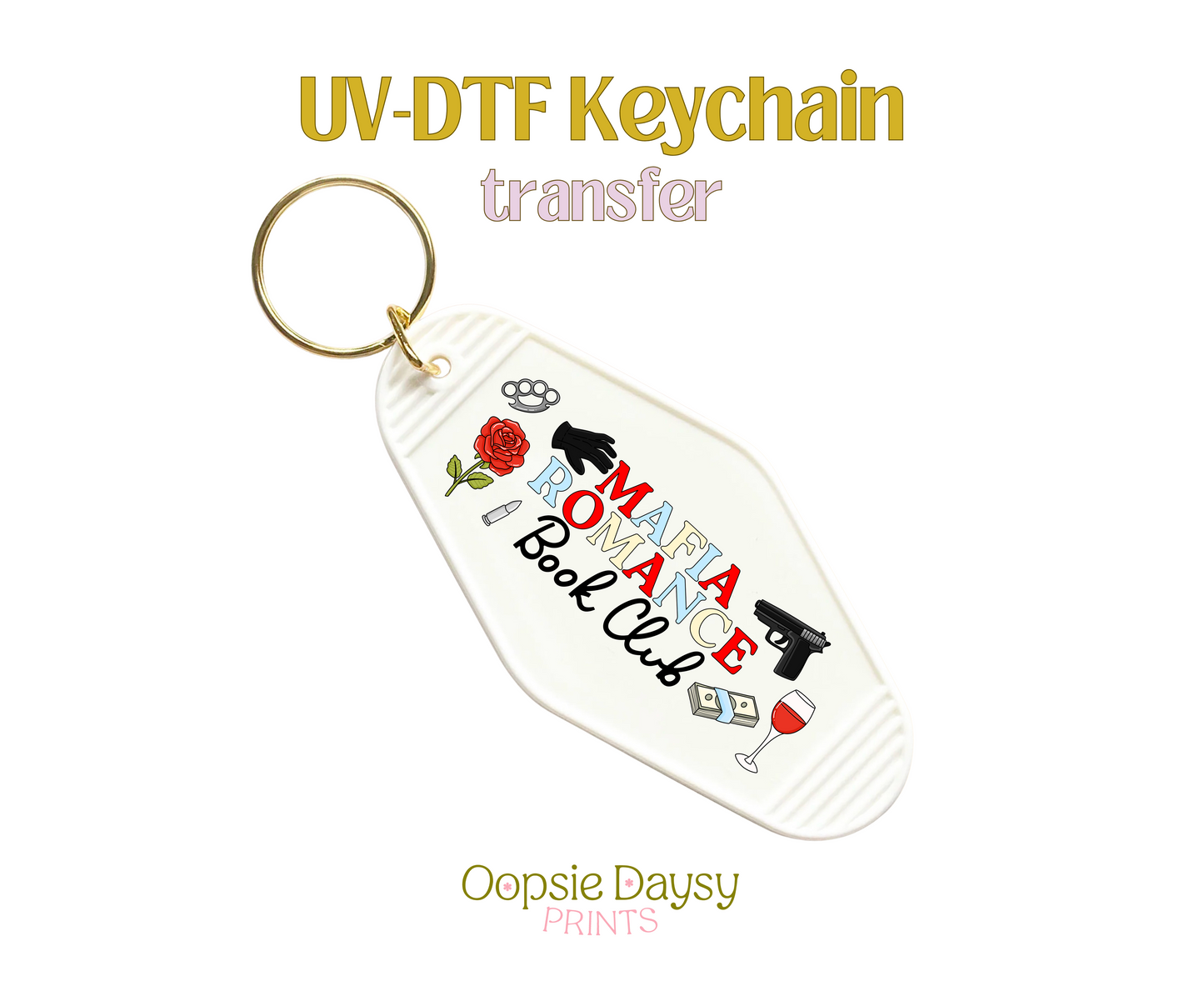 Mafia Bookclub UV-DTF Keychain