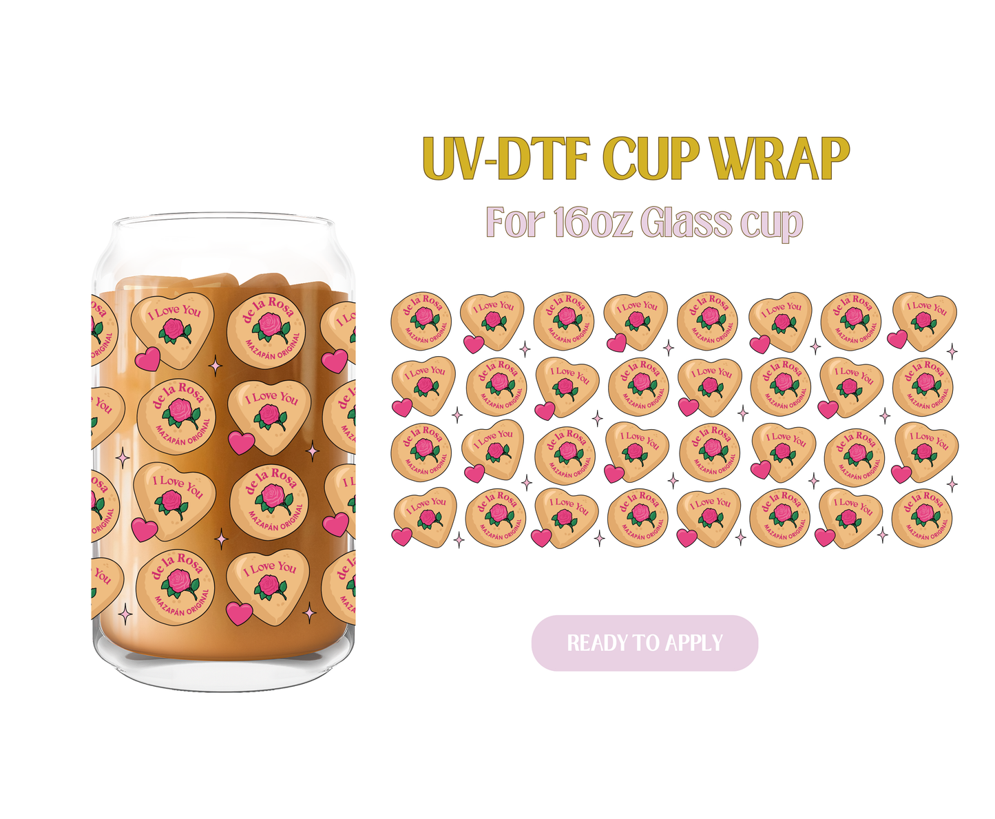 Mazapan Love UV-DTF Wrap