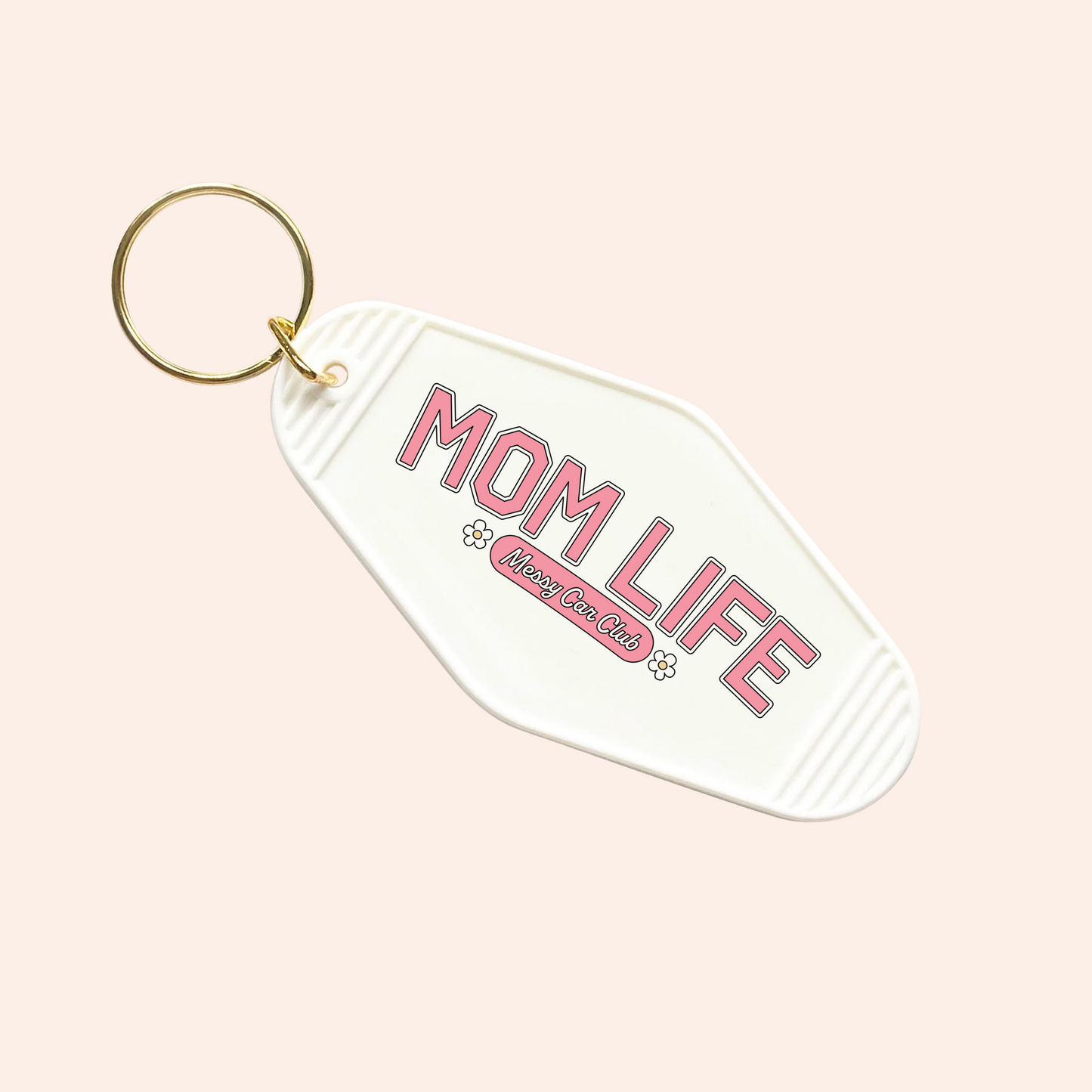 Mom Life UV-DTF Keychain