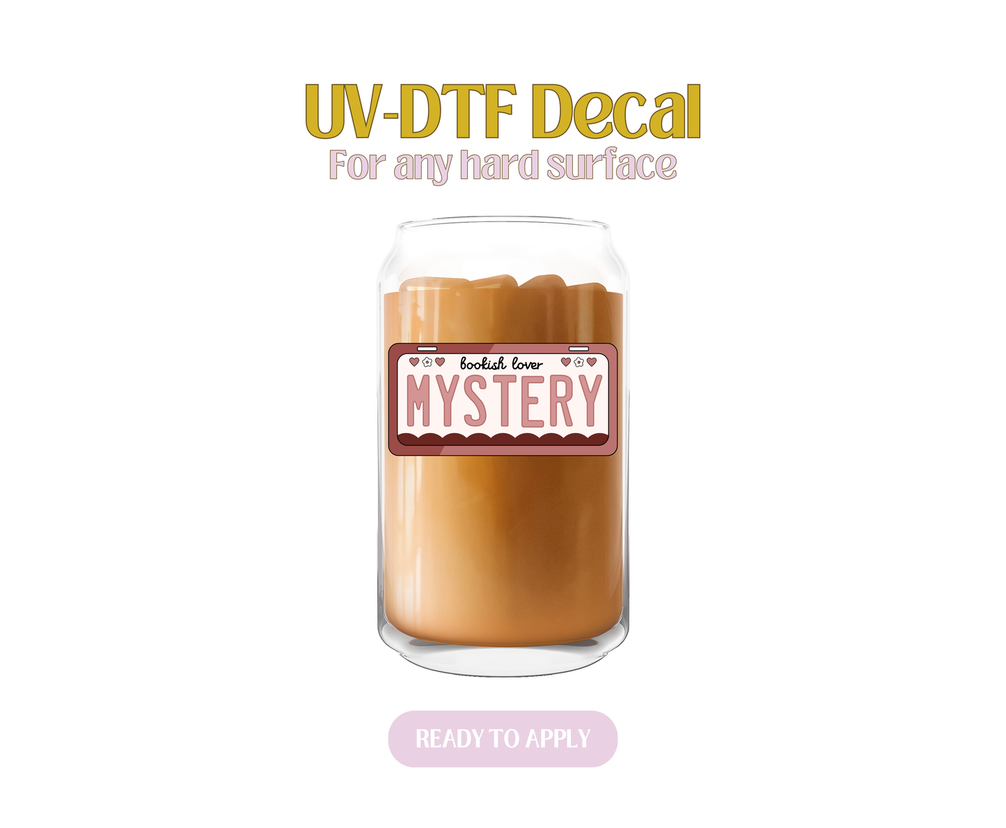 Mystery Plate UV-DTF Decal