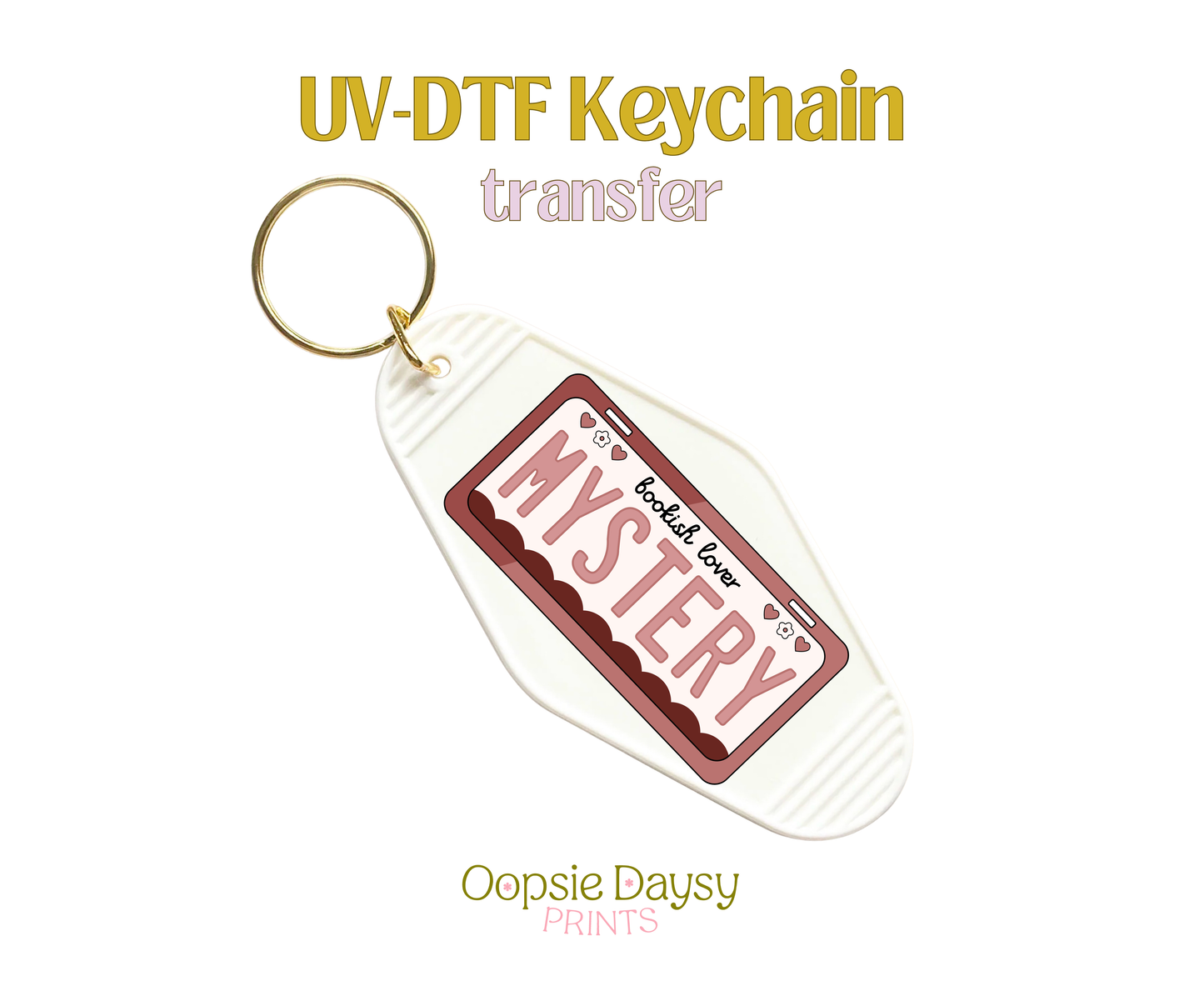 Mystery Plate UV-DTF Keychain