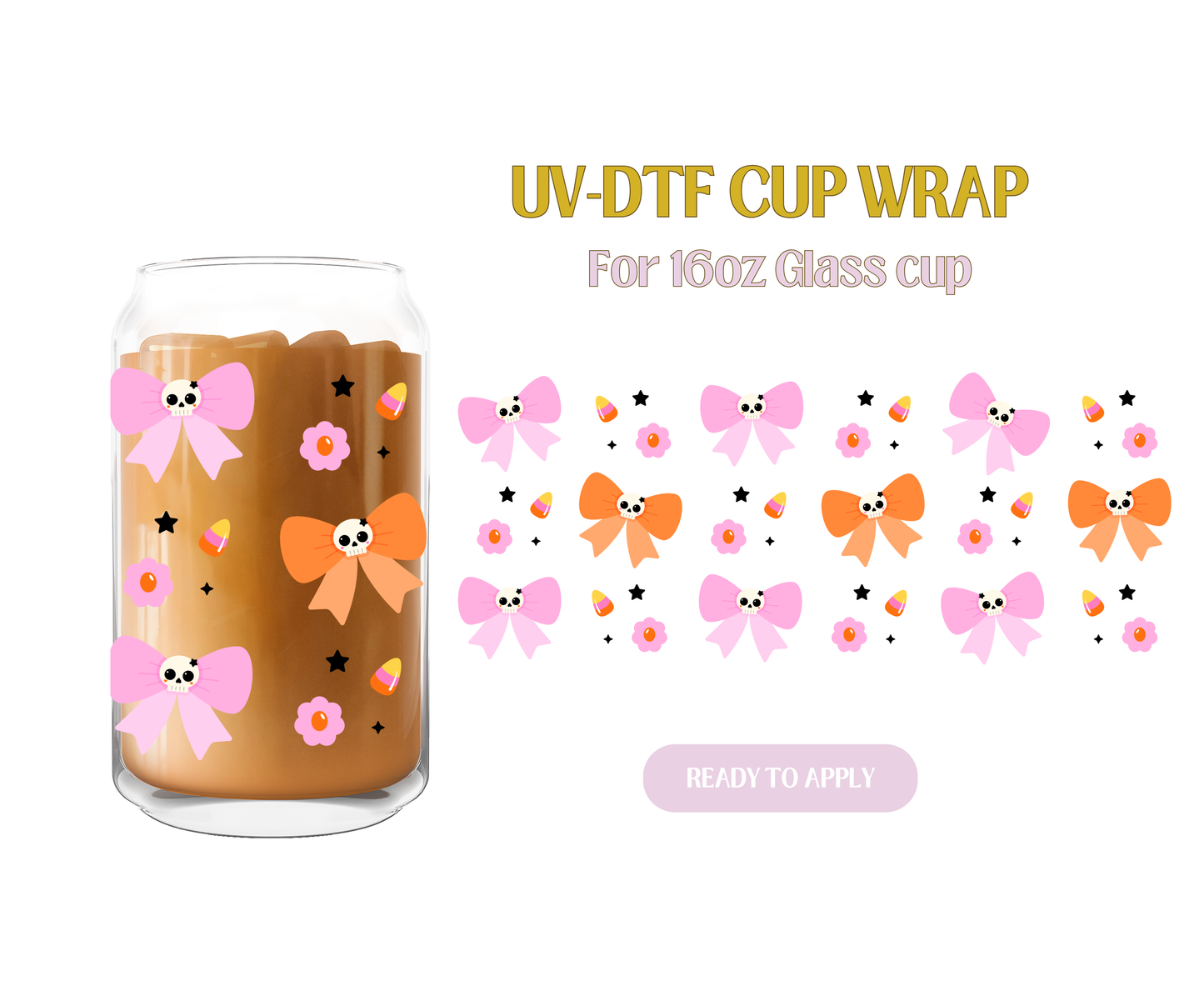 Punk Bows UV-DTF Wrap