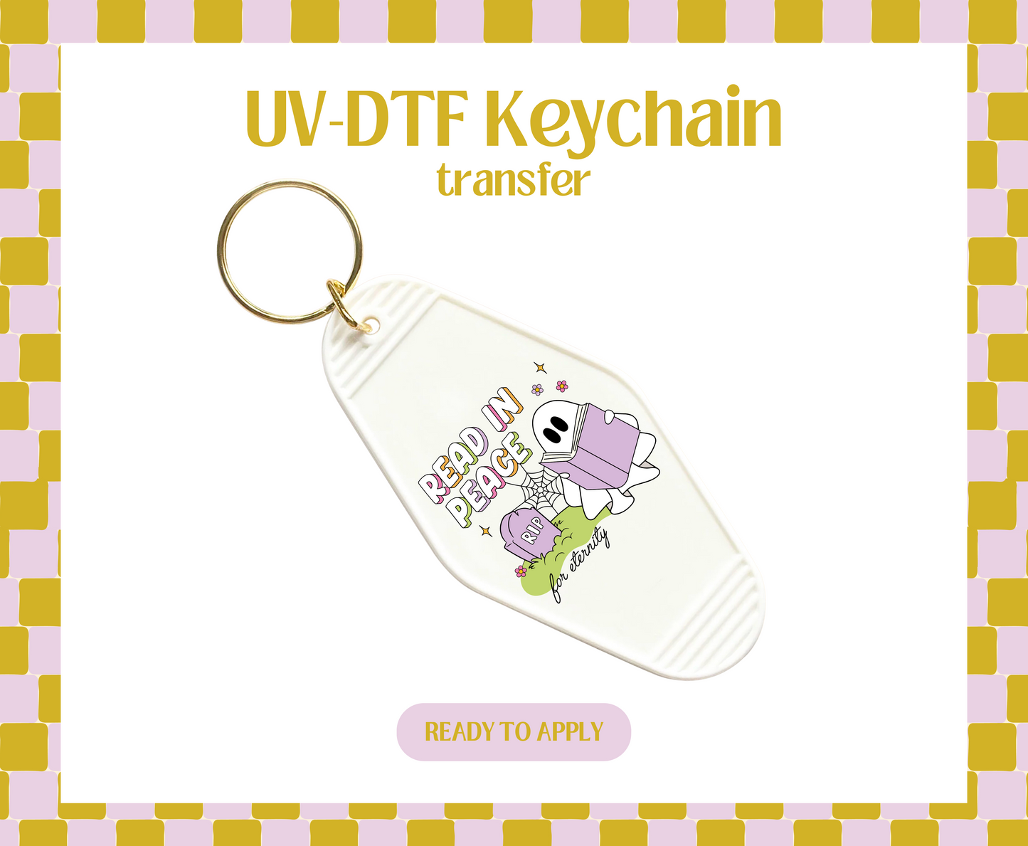 RIP for eternity UV-DTF Keychain