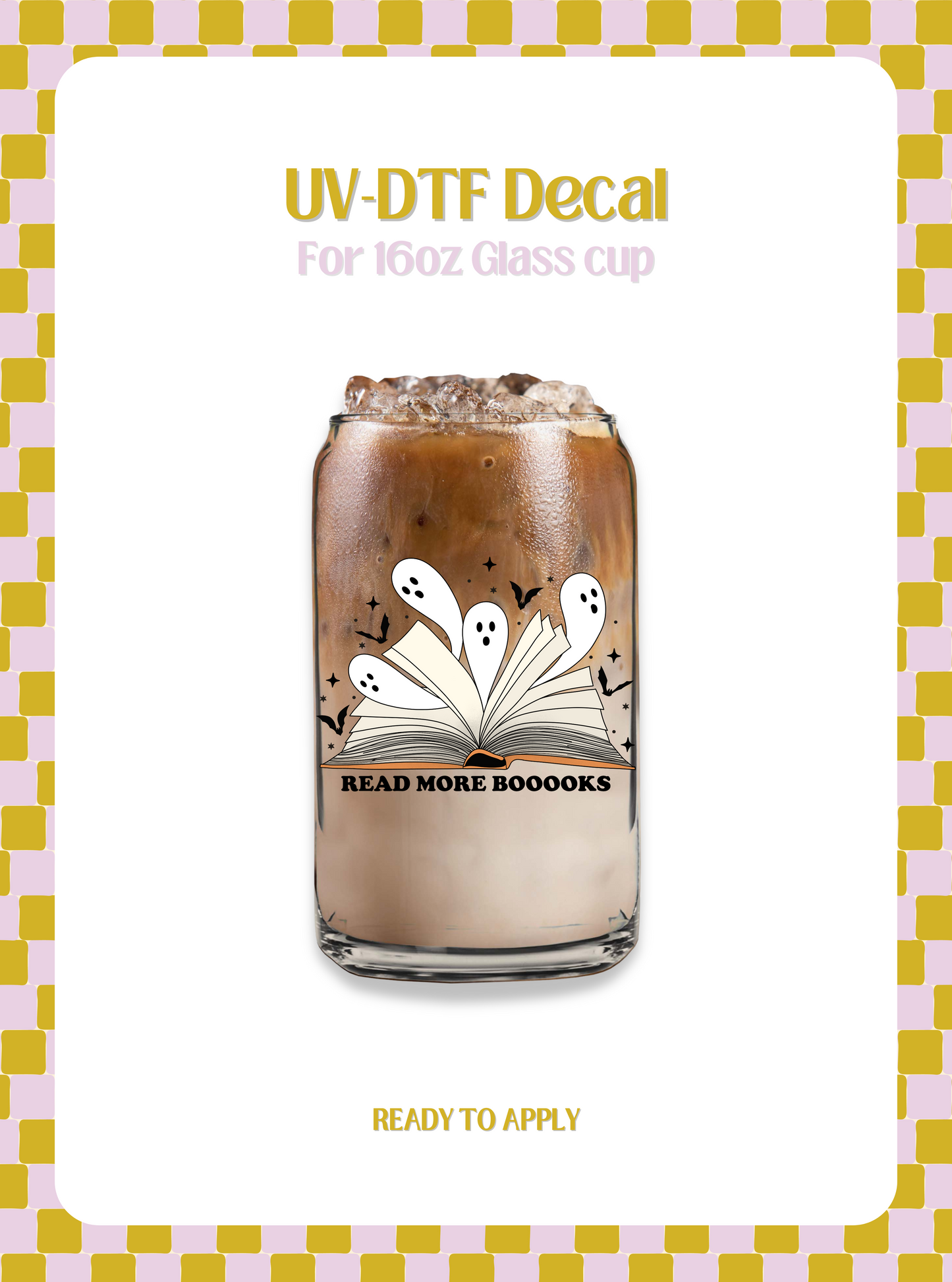 Read More Booooks UV-DTF Decal