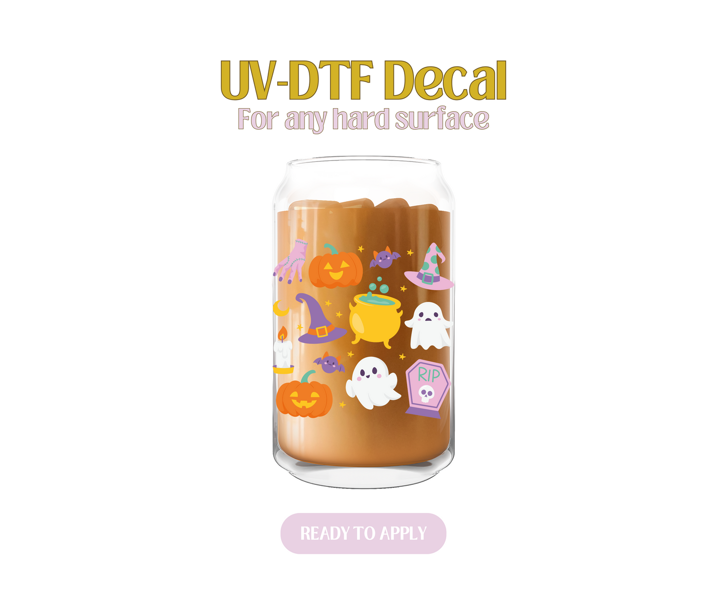 Spooky Halloween Things UV-DTF Decal