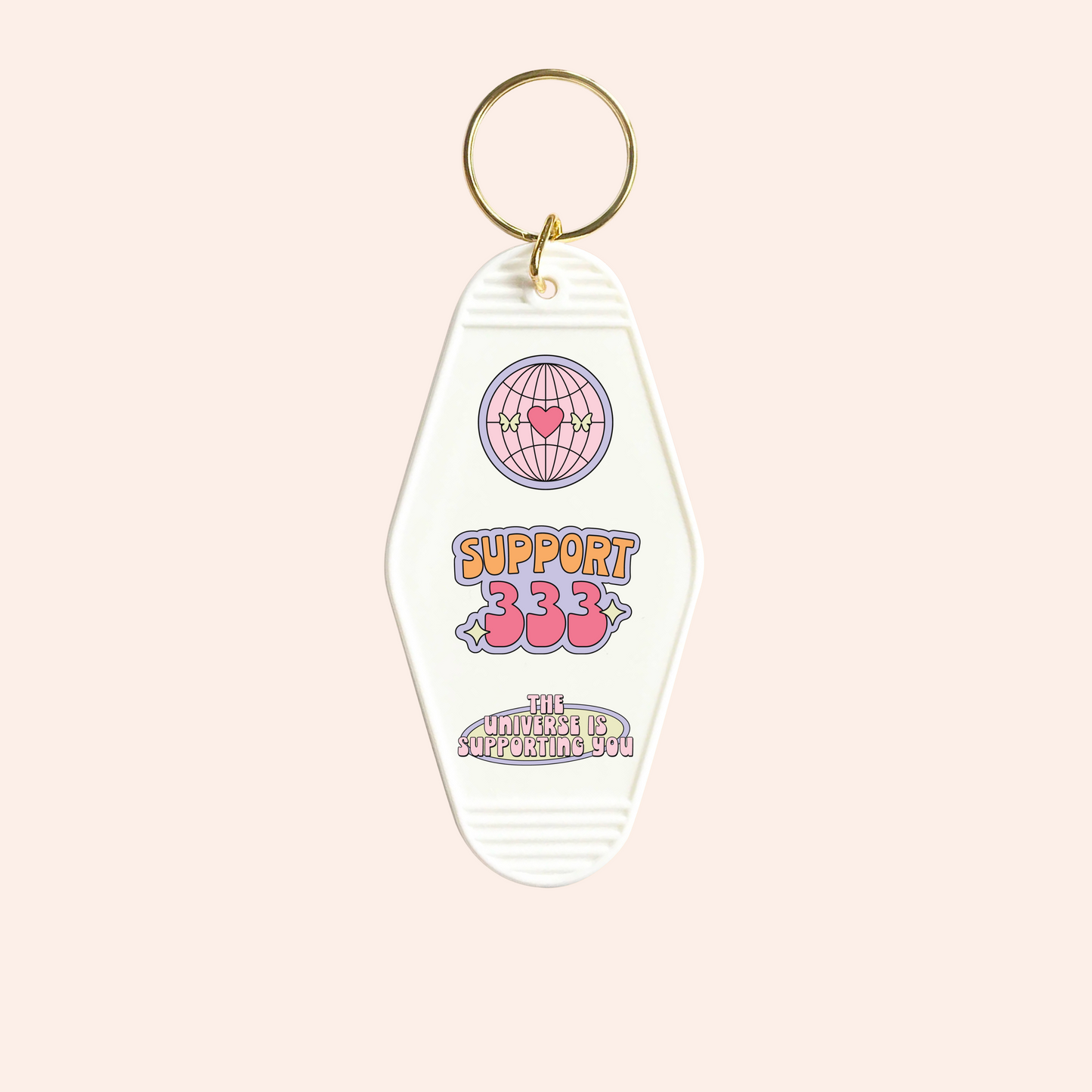 Support 333 UV-DTF Keychain