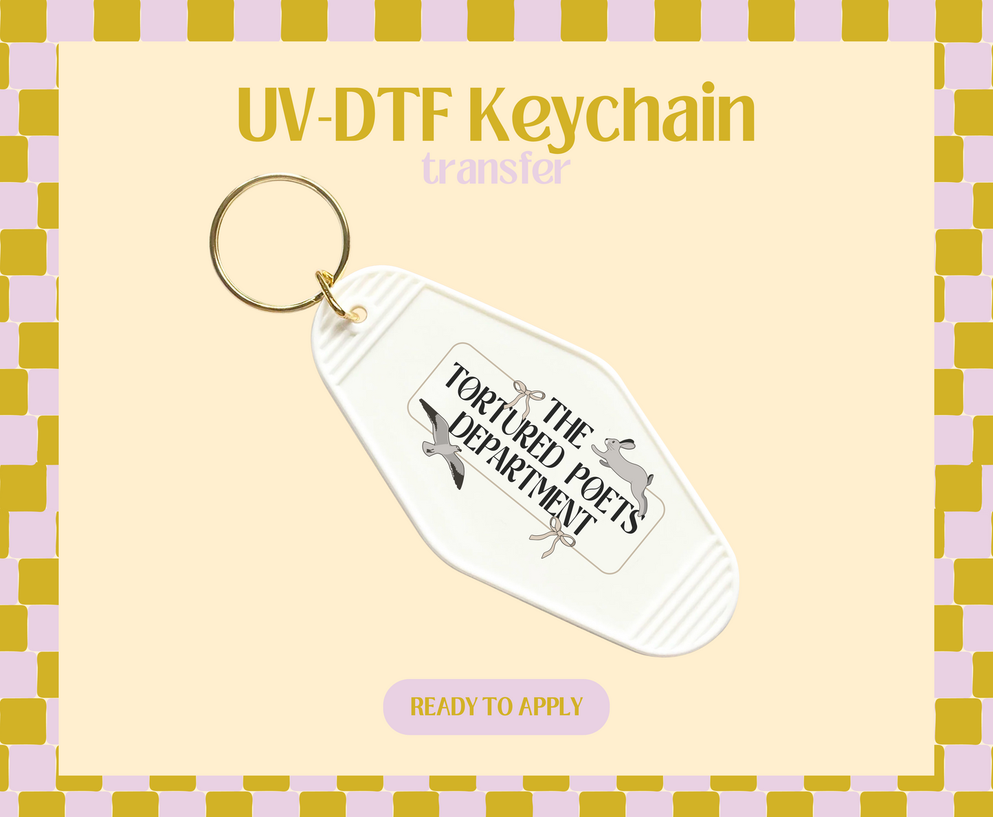 TTPD UV-DTF Keychain