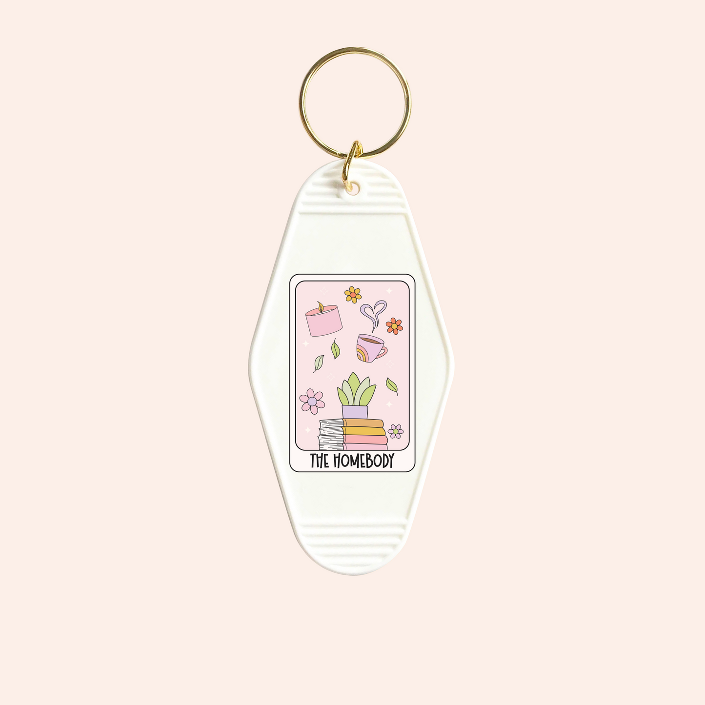 The Homebody UV-DTF Keychain