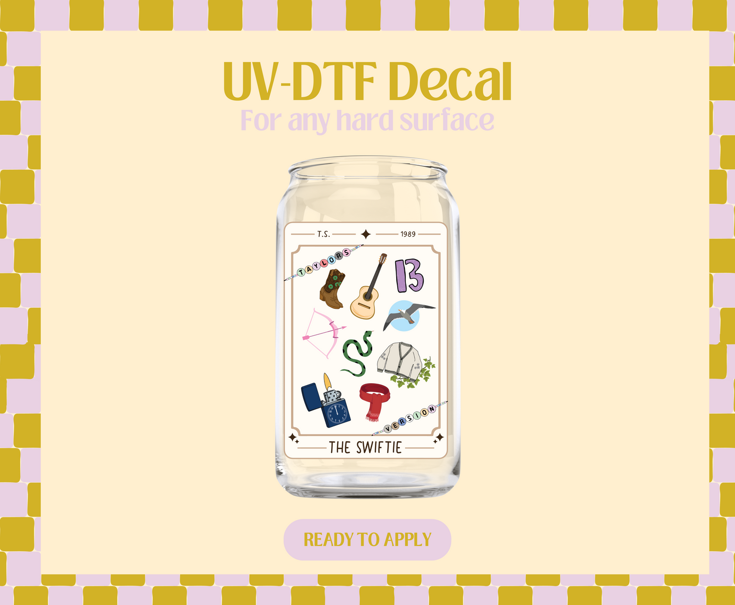 The swifteee UV-DTF Decal