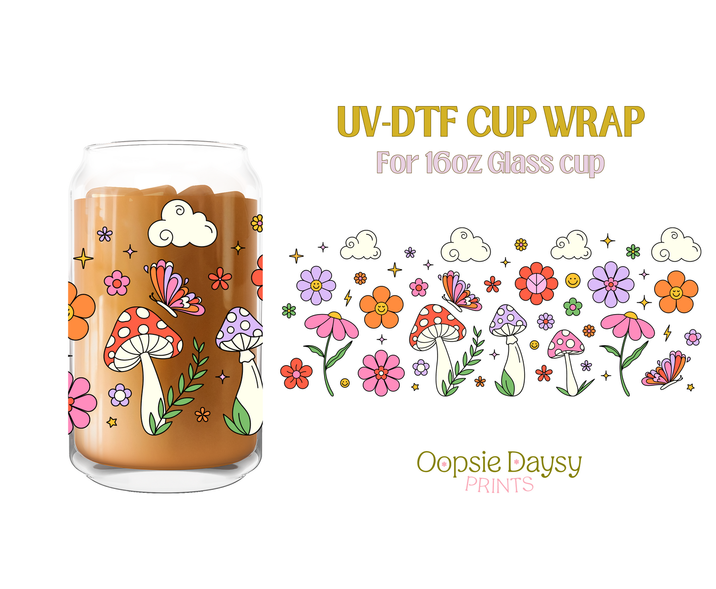 Flower Fields UV-DTF Wraps