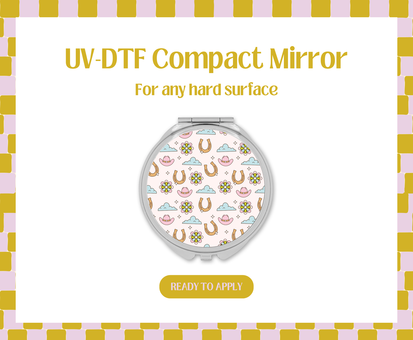 Western Luck UV-DTF Compact Mirror