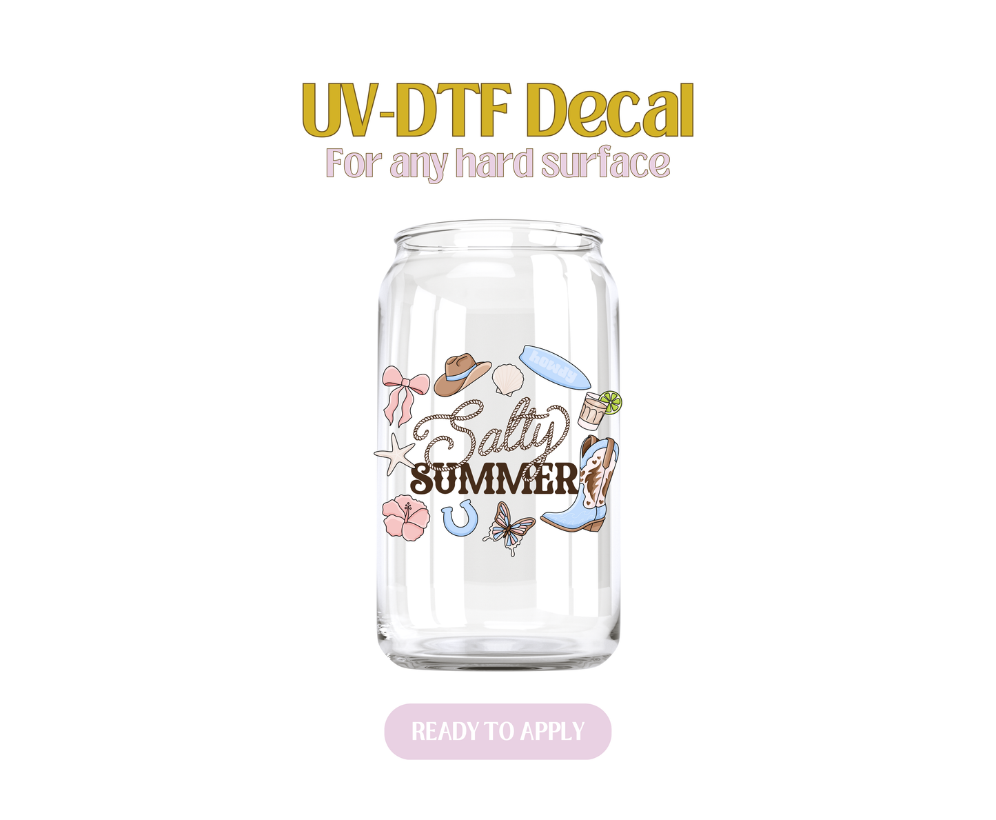 Western Salty Summer UV-DTF Decal