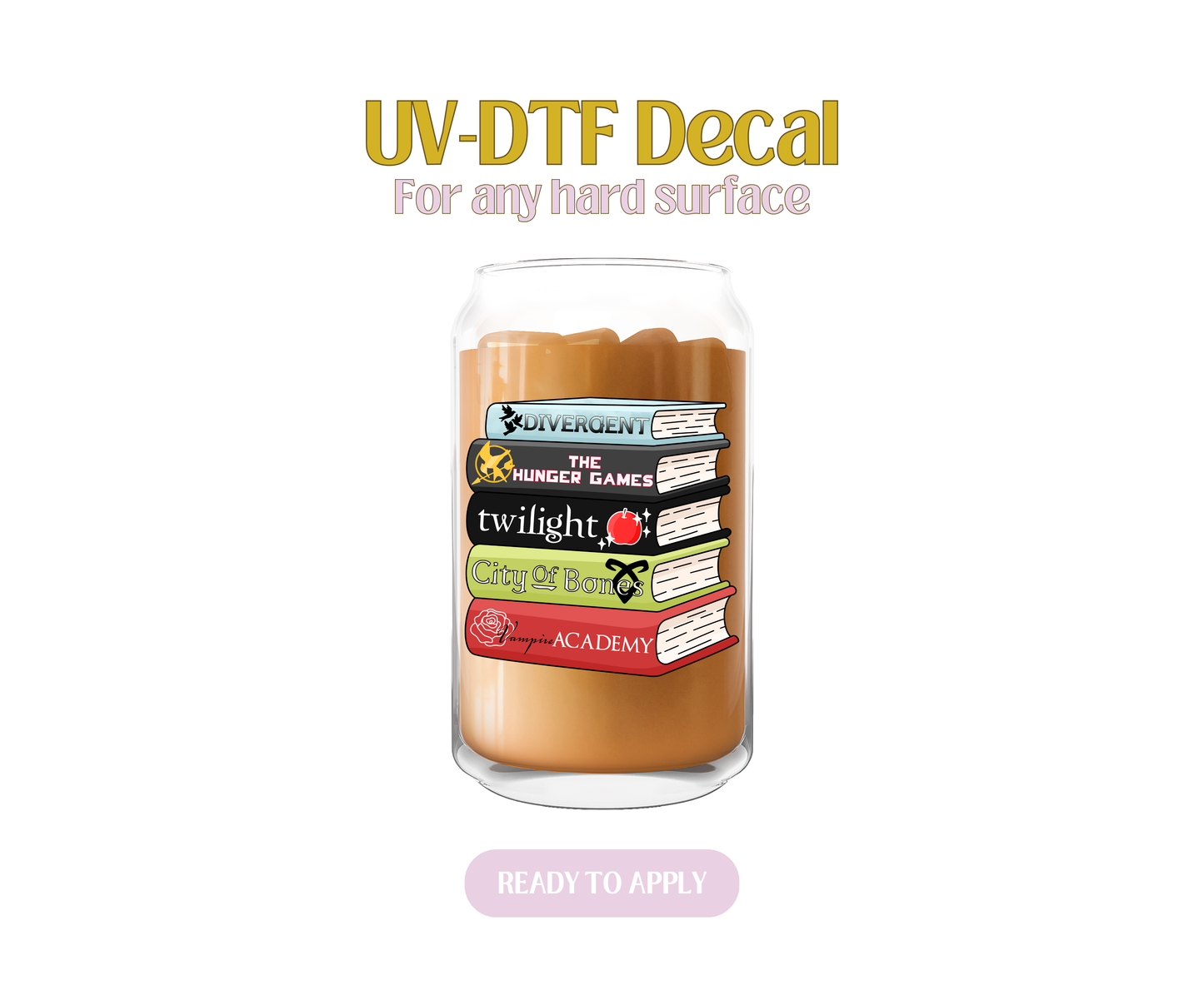 Where it Started Bookstack UV-DTF Decal