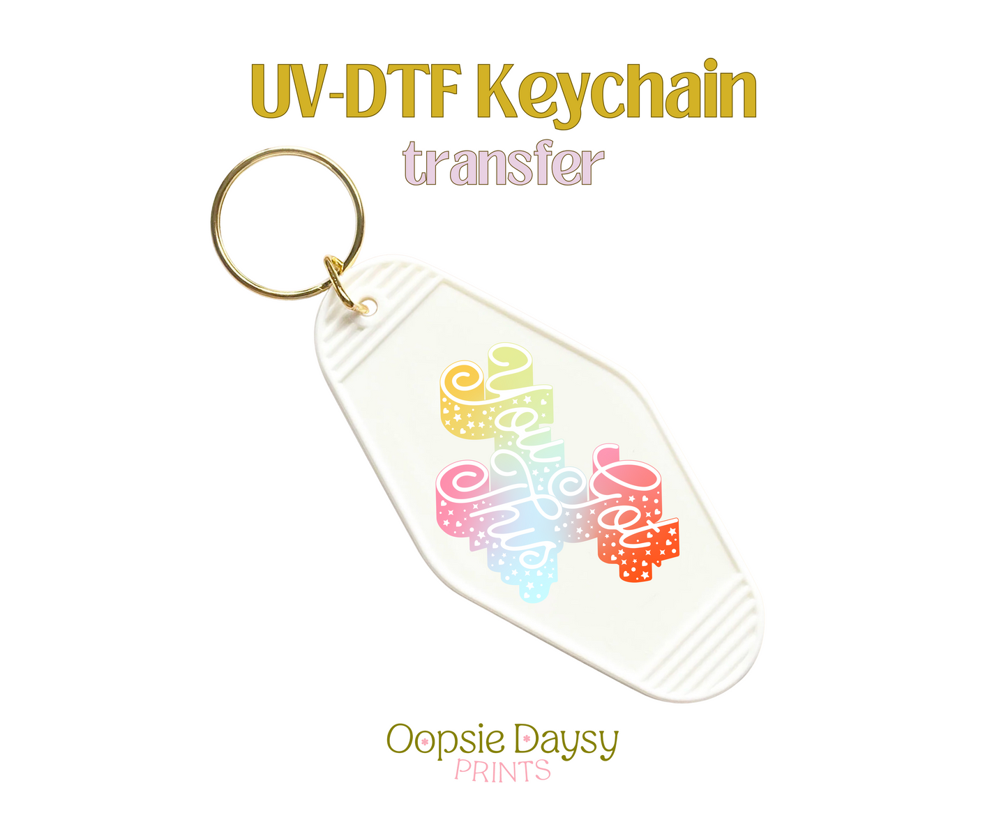 You Got This Decal UV-DTF Keychain