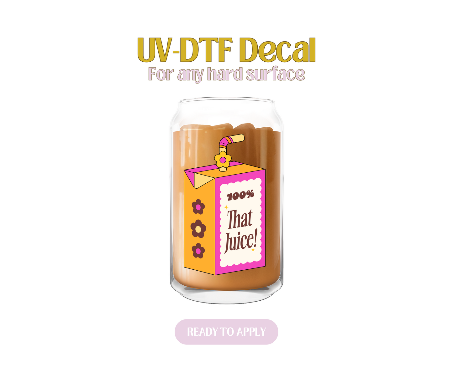 That Juice Retro UV-DTF Decal