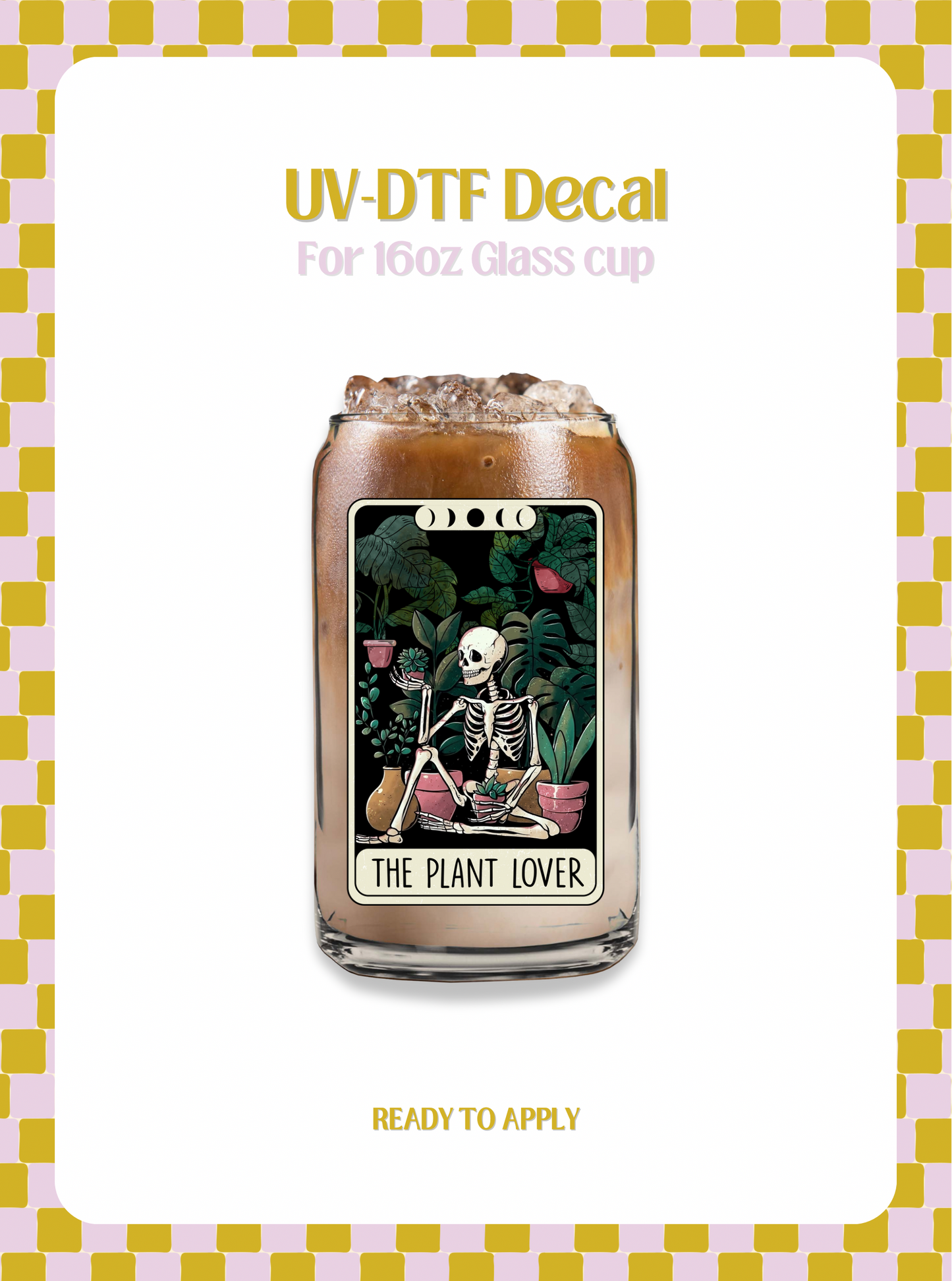 The Plant Lover UV-DTF Decal