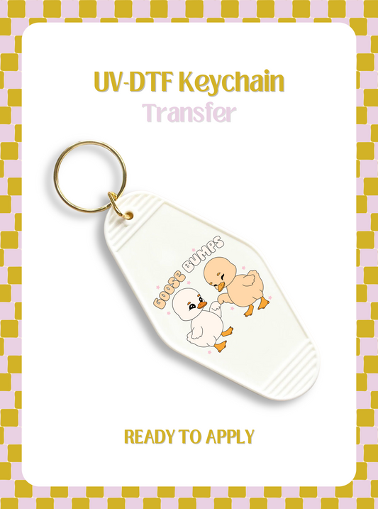 Goose Bumps UV-DTF Keychain