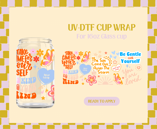 Retro Self Love Club UV-DTF Wraps