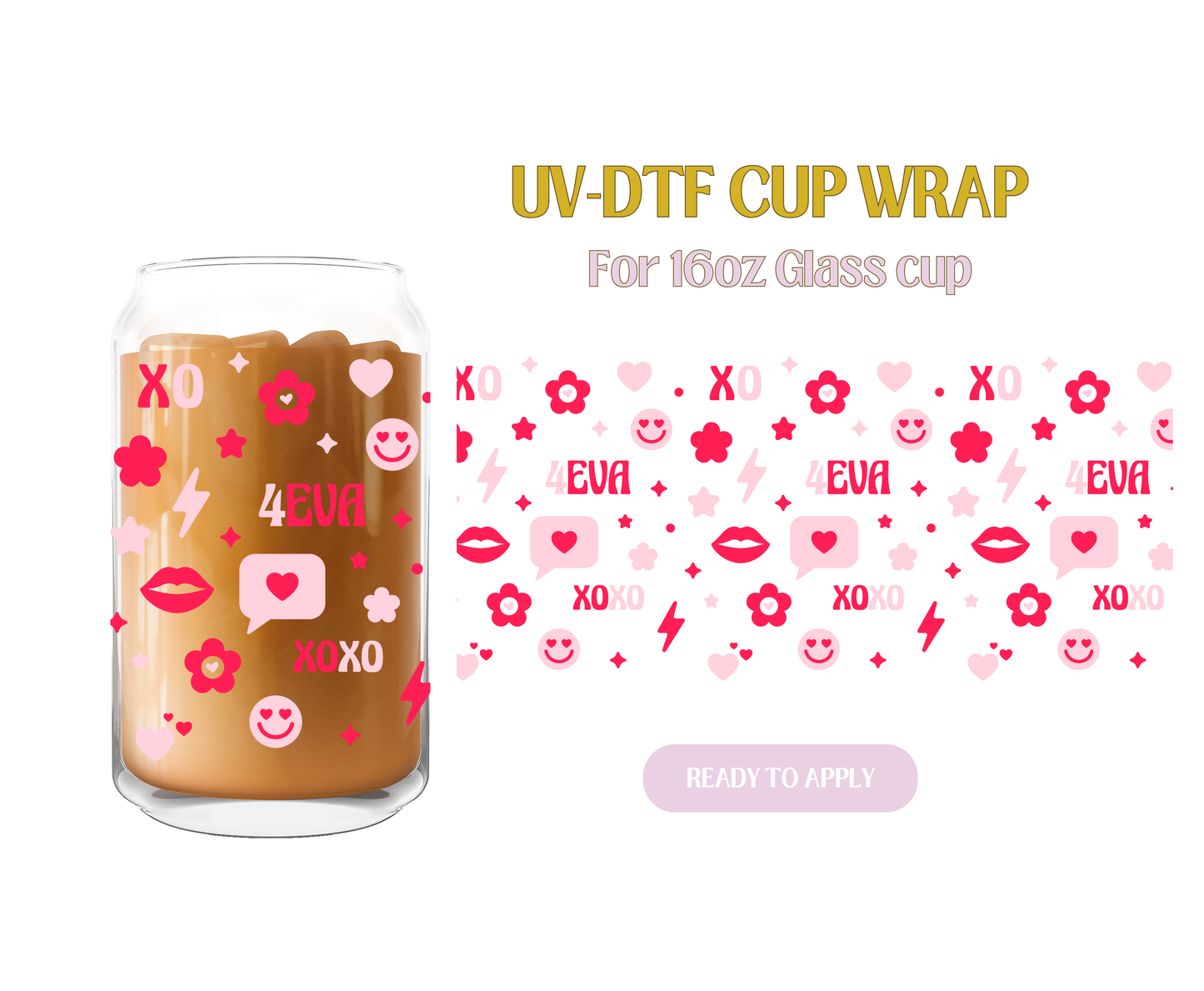 4Ever Loved Texts UV-DTF Wrap