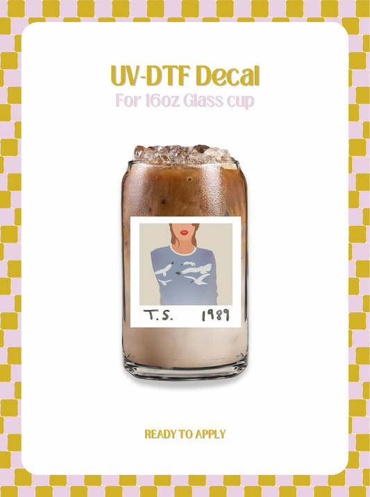 TS 1989 Polaroid UV-DTF Decal