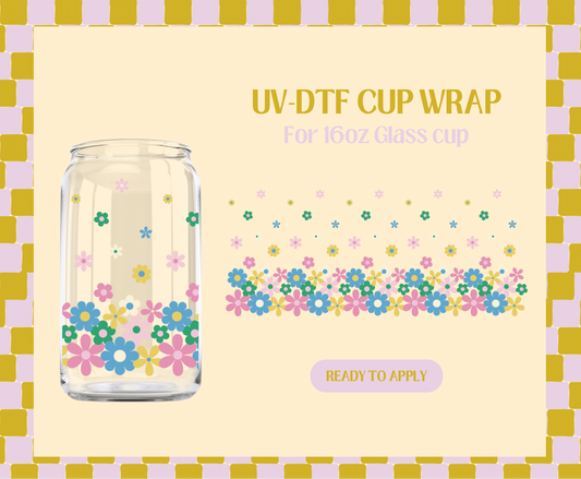 Daisies Bunch Wrap UV-DTF Wrap