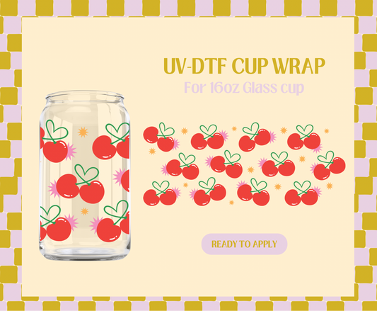 Retro Cherry UV-DTF Wrap