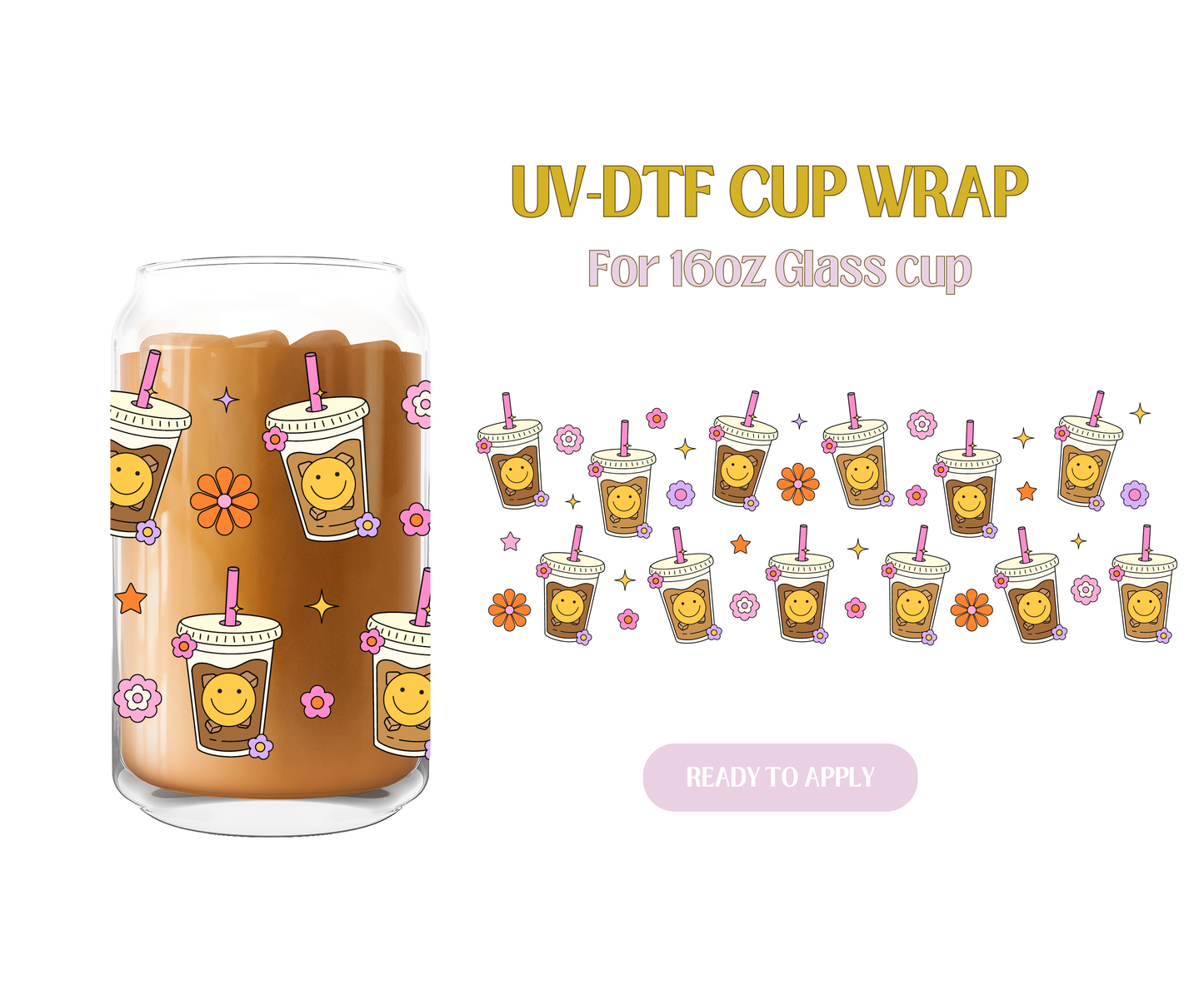 A Coffee A Day UV-DTF Wrap