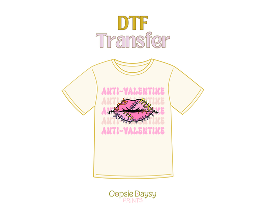 Anti Valentine DTF Transfer