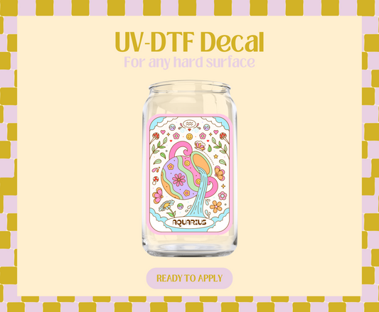 Aquarius Tarot UV-DTF Decal